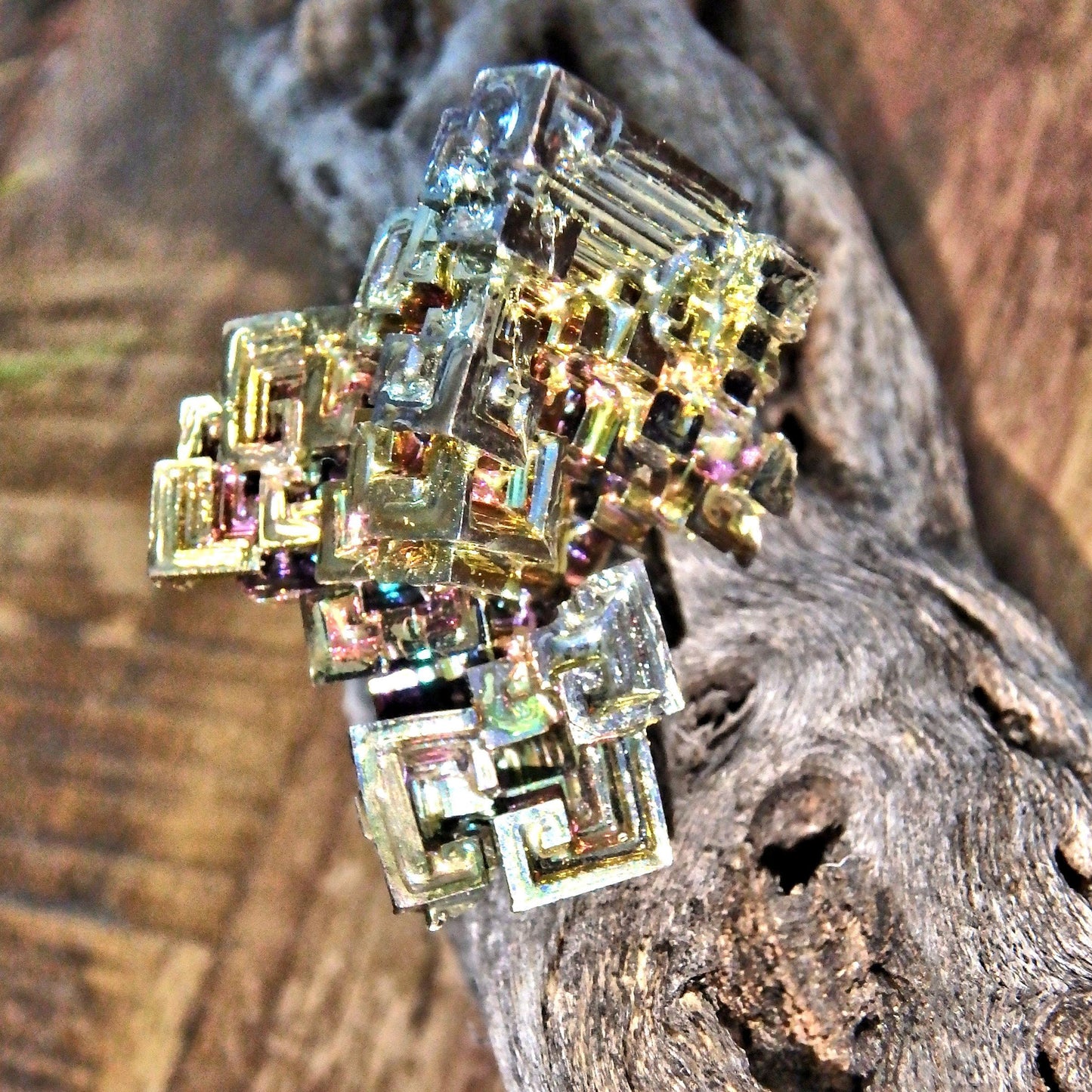  Cute Rainbow Bismuth Free Form Specimen From Germany