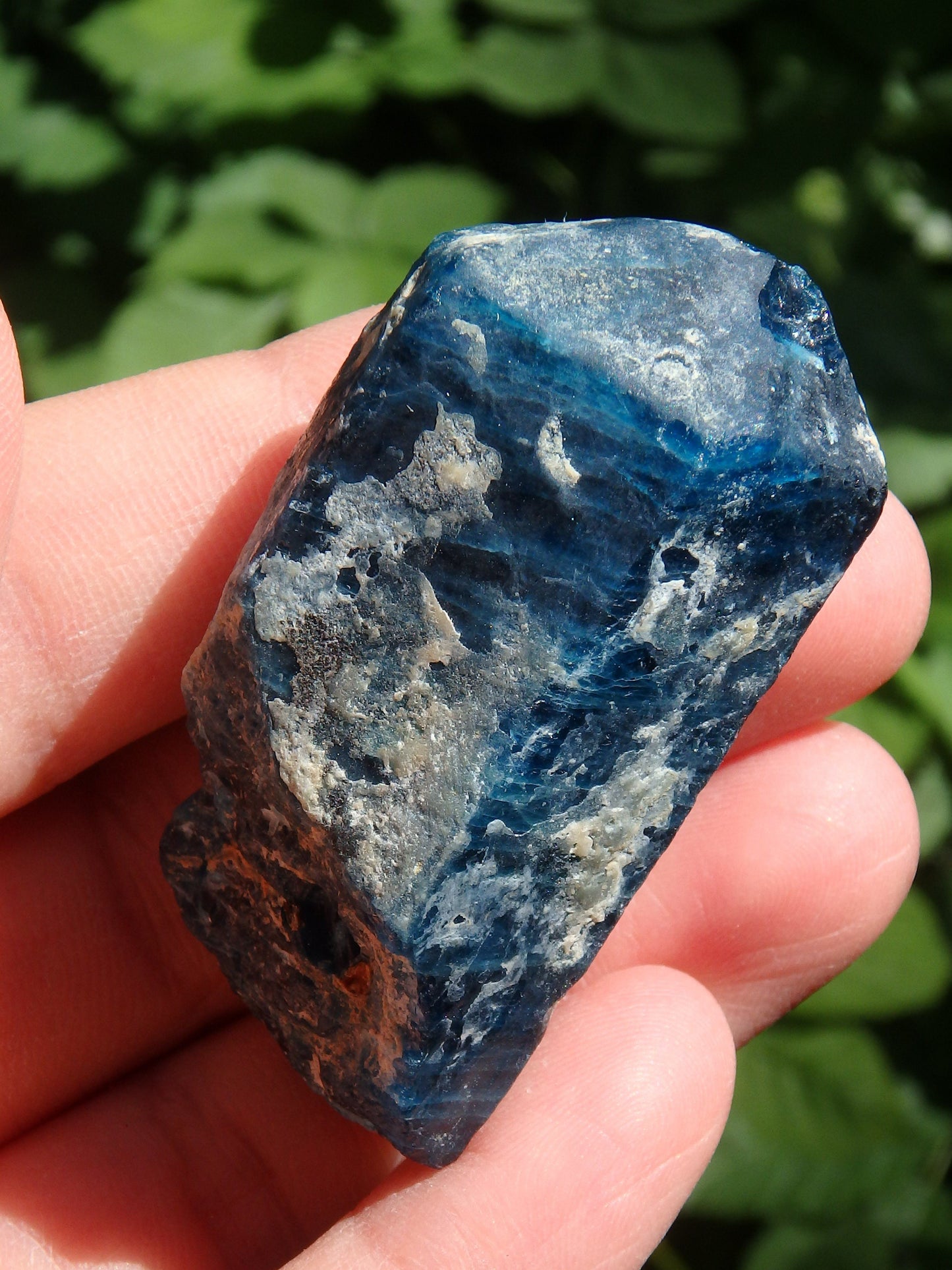  Deep Electric Blue Apatite Natural Point From Brazil 1