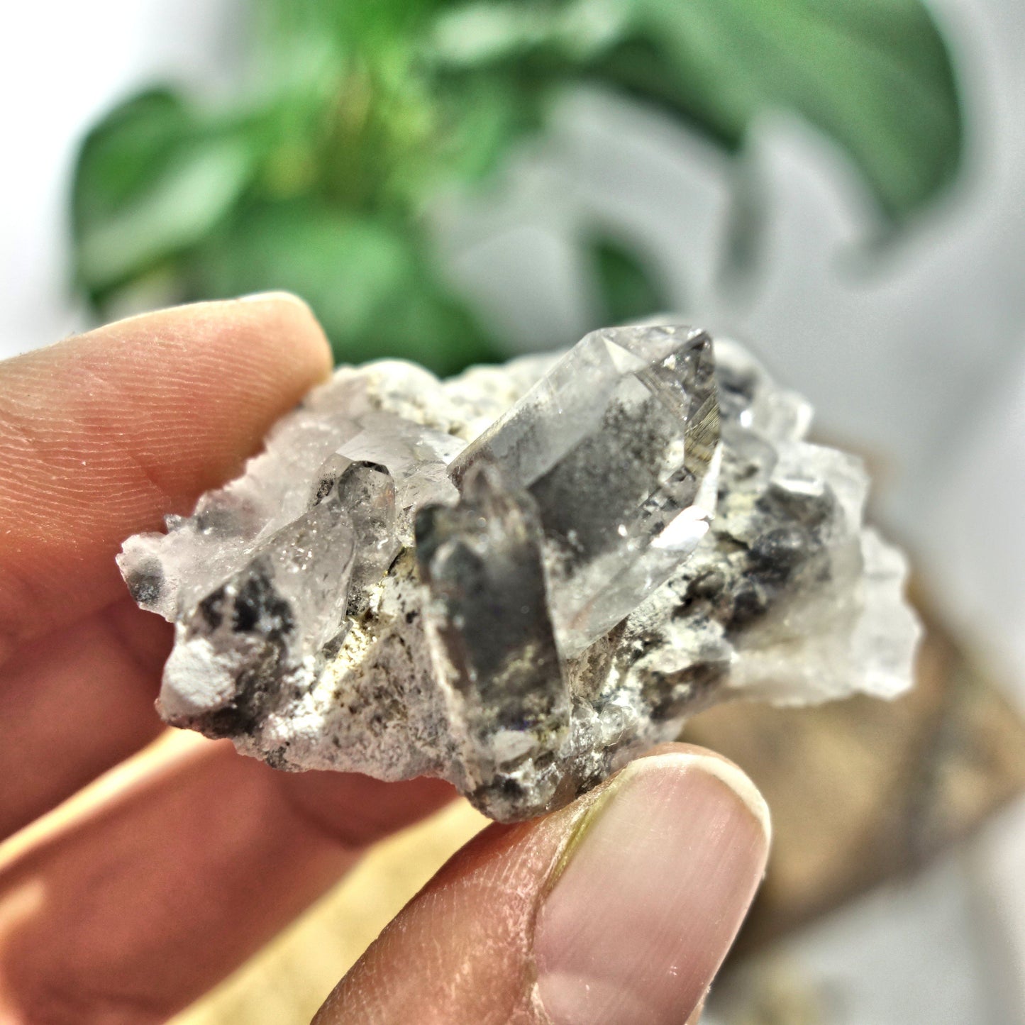  Blue Phantom Quartz Cluster From Arkansas