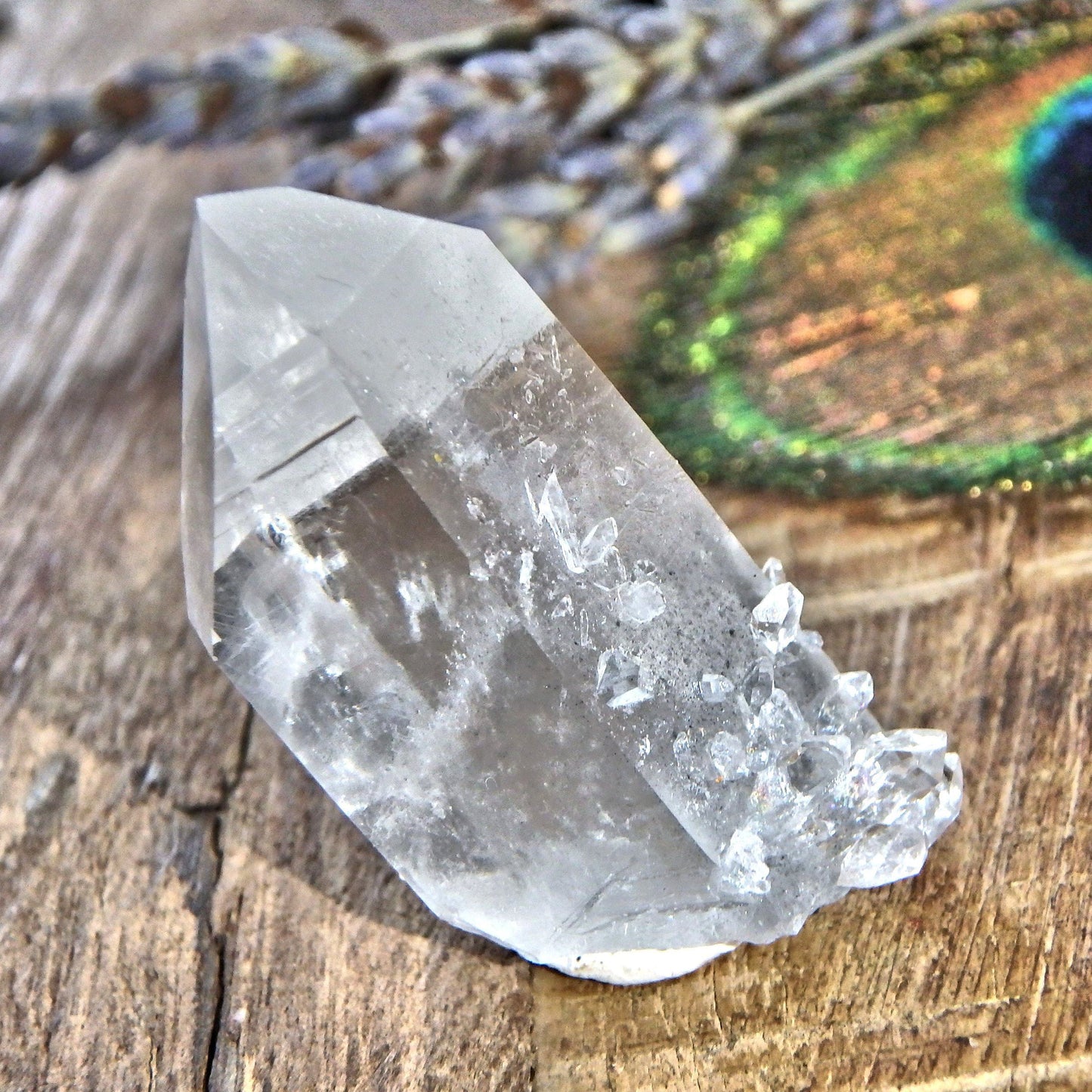  Cute Dainty Arkansas Blue Phantom Quartz Point