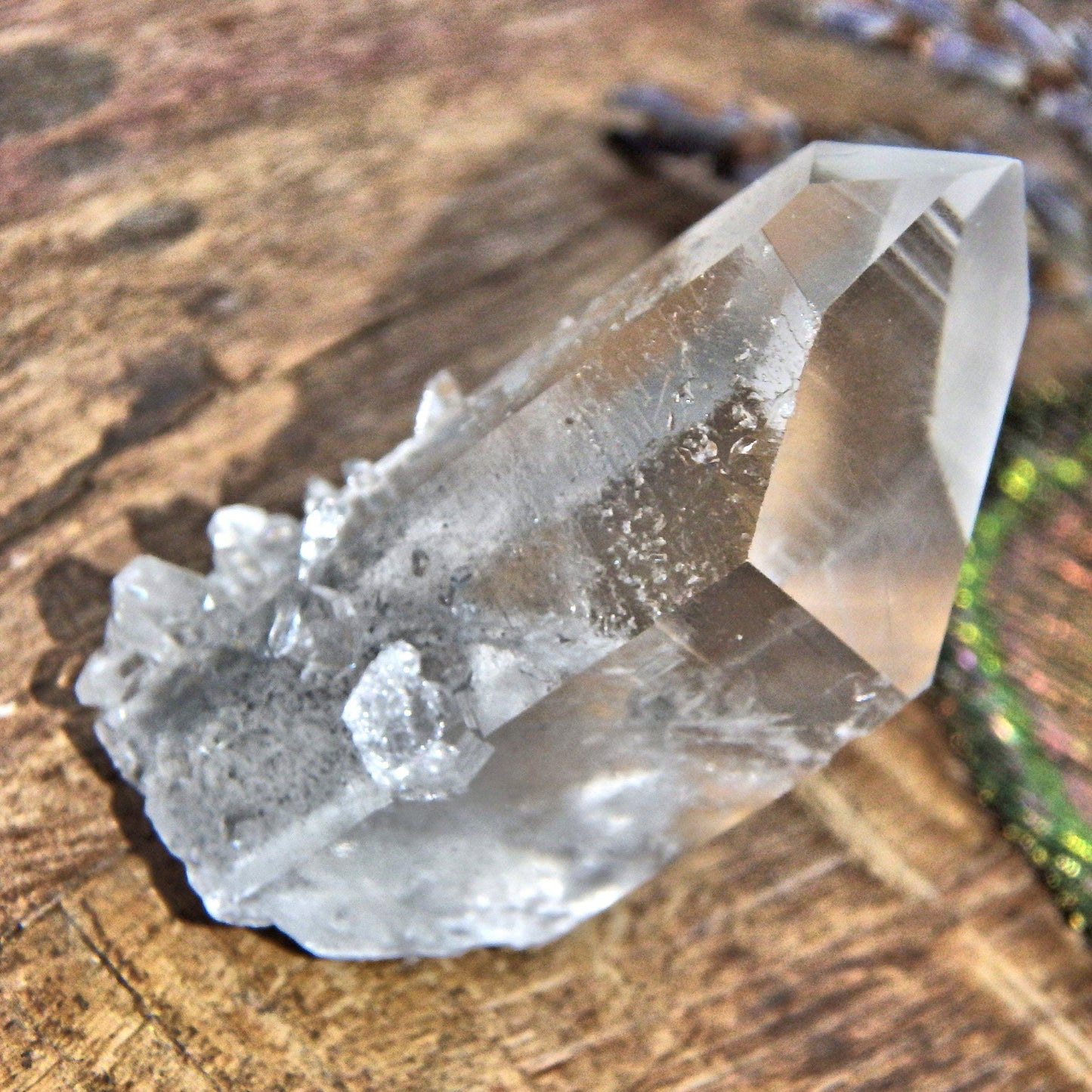  Cute Dainty Arkansas Blue Phantom Quartz Point