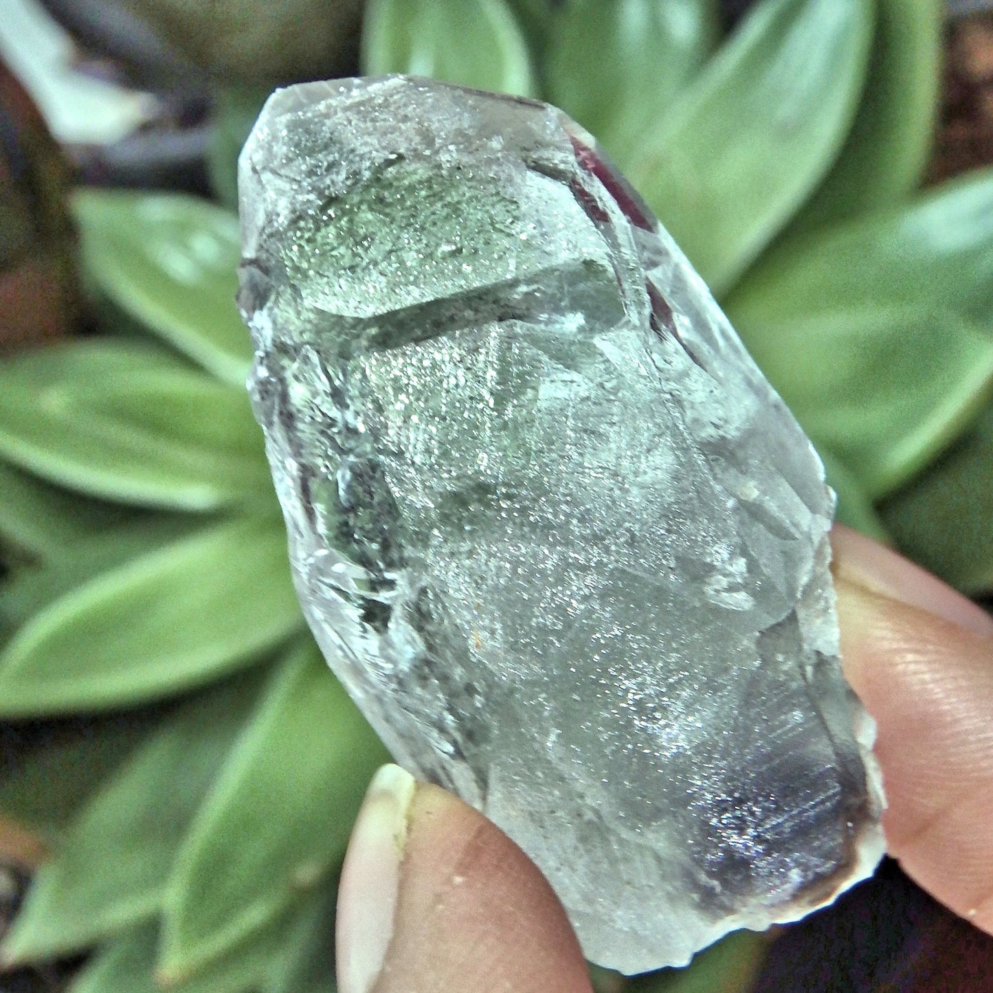 Icey Arkansas Blue Phantom Quartz Point 2