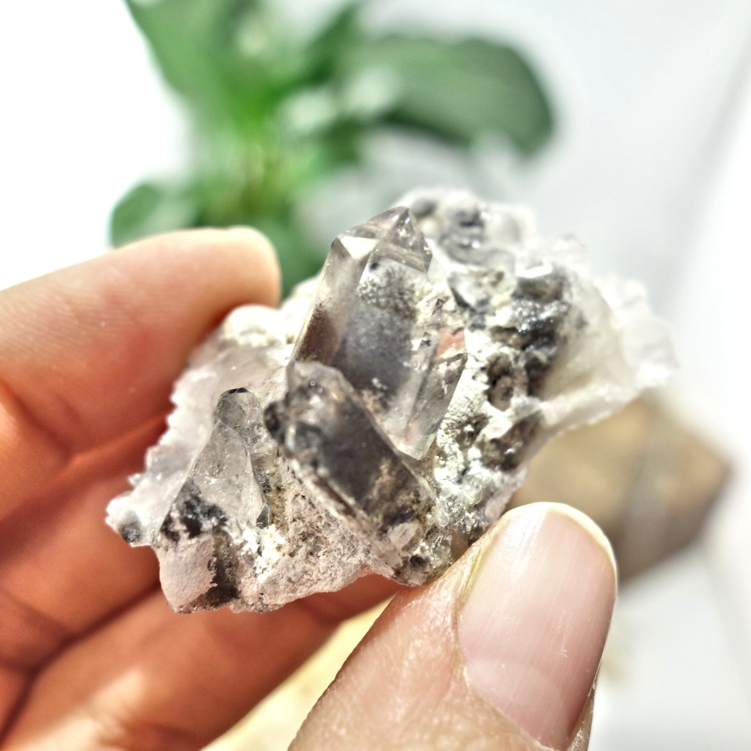  Blue Phantom Quartz Cluster From Arkansas