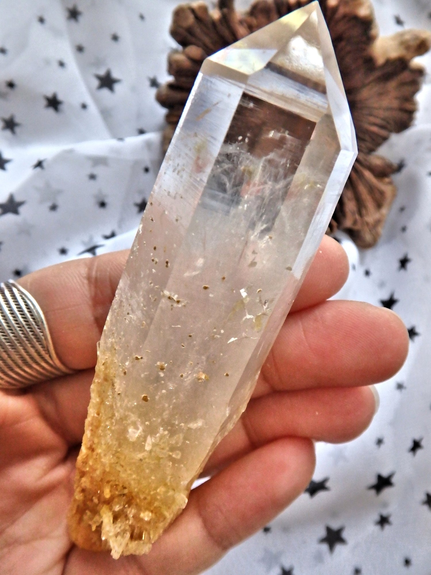 NEW FIND! Colombia Blue Smoke Quartz Point 2 - Earth Family Crystals