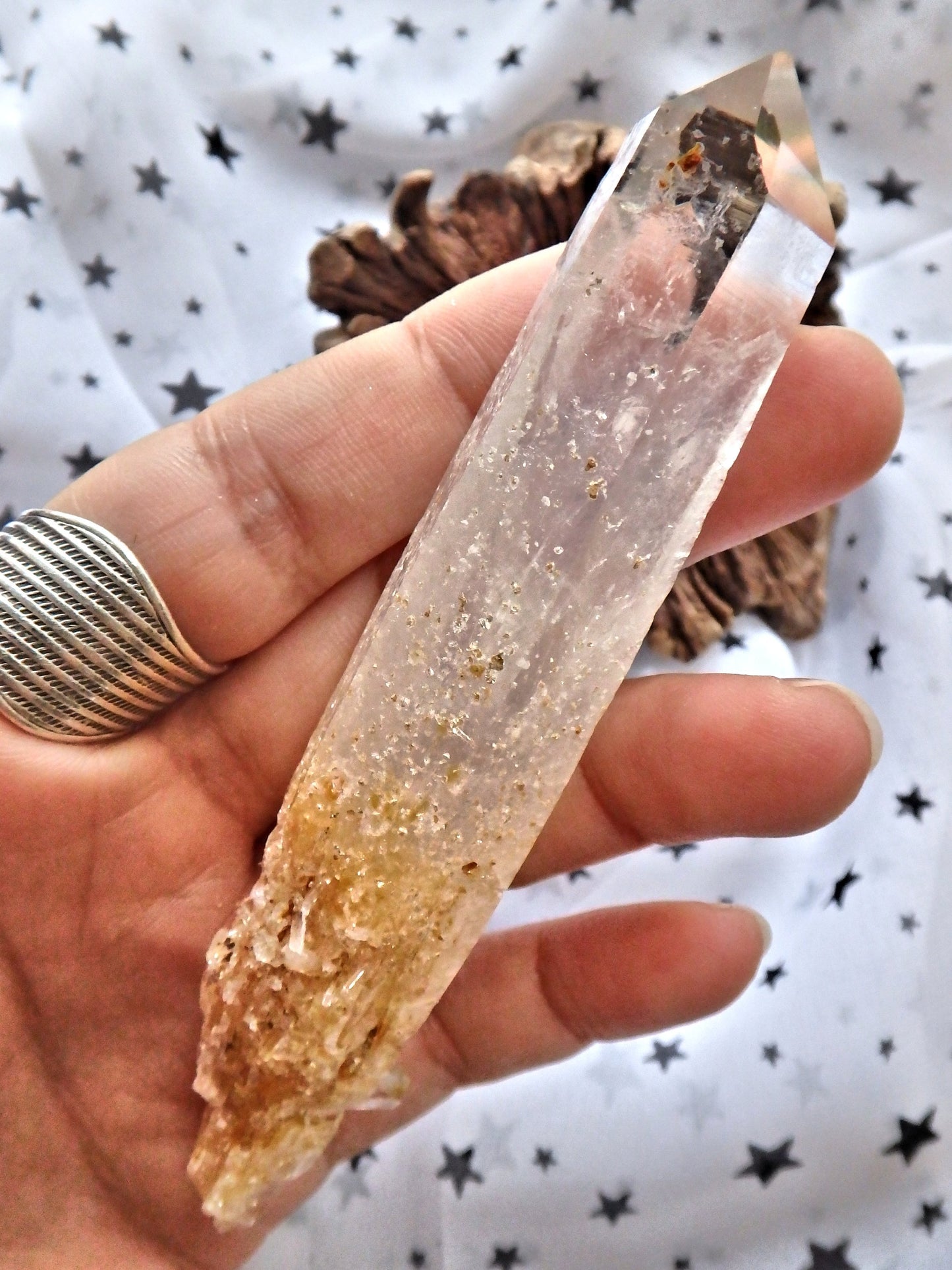 NEW FIND! Colombia Blue Smoke Quartz Point 3 - Earth Family Crystals