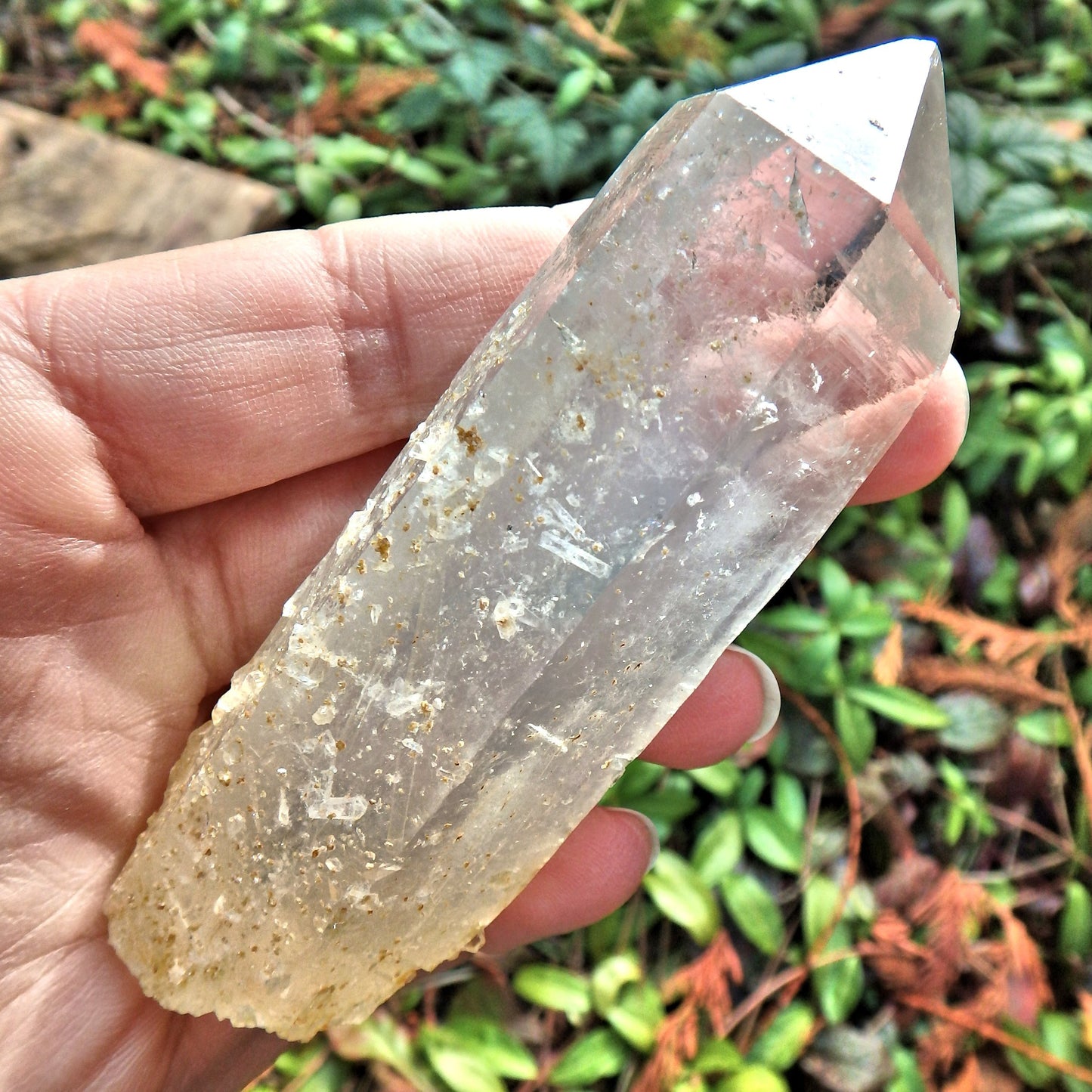 NEW FIND! Incredible Colombia Blue Smoke Quartz Point - Earth Family Crystals
