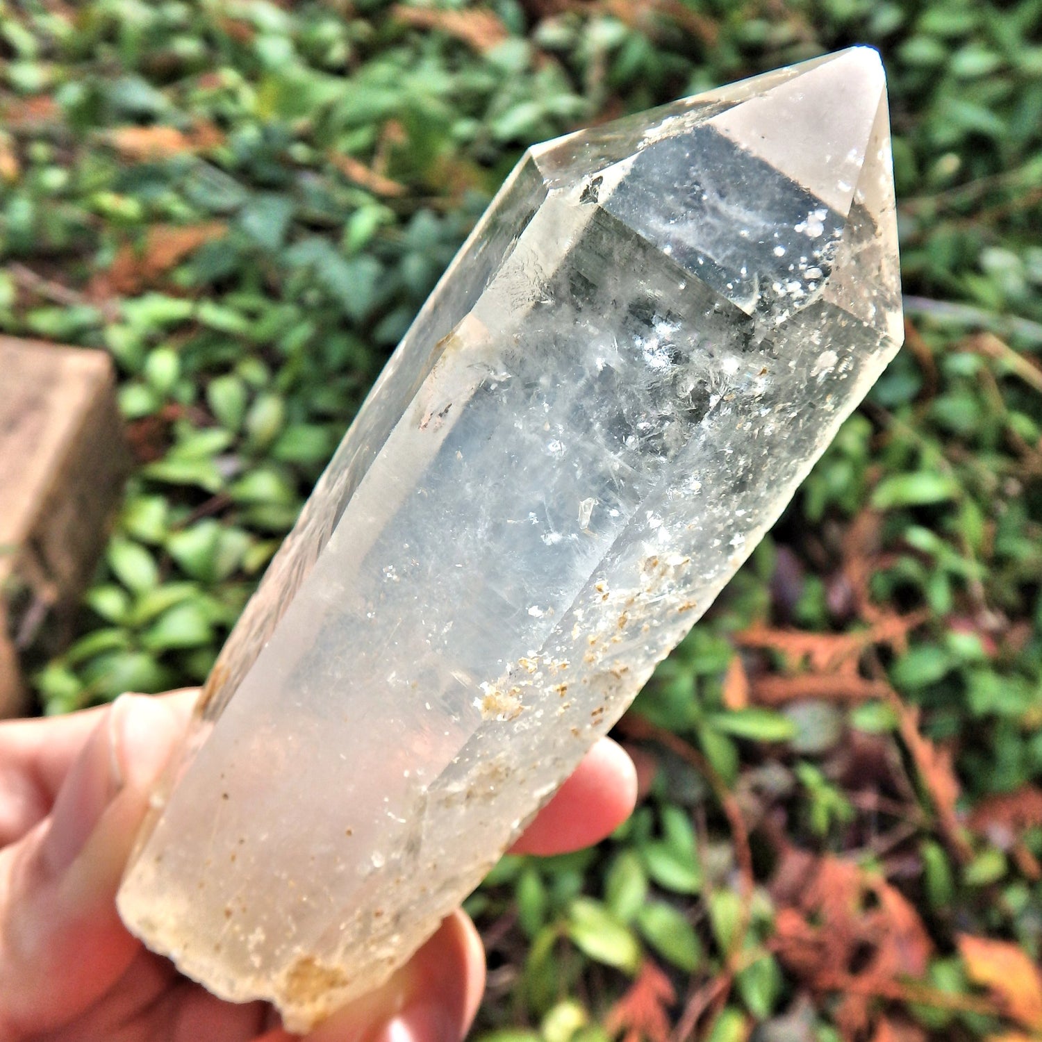 NEW FIND! Incredible Colombia Blue Smoke Quartz Point - Earth Family Crystals