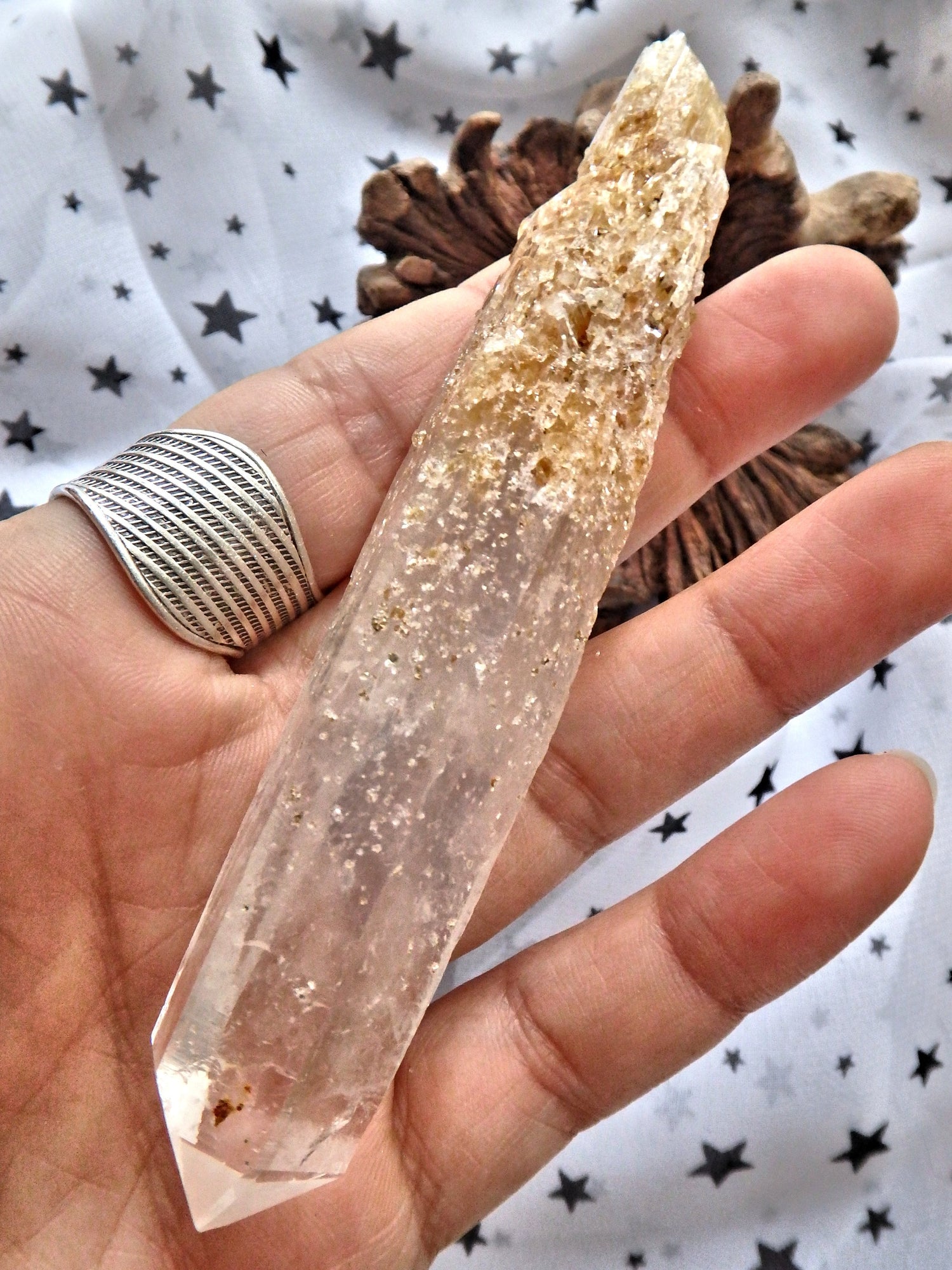 NEW FIND! Colombia Blue Smoke Quartz Point 3 - Earth Family Crystals