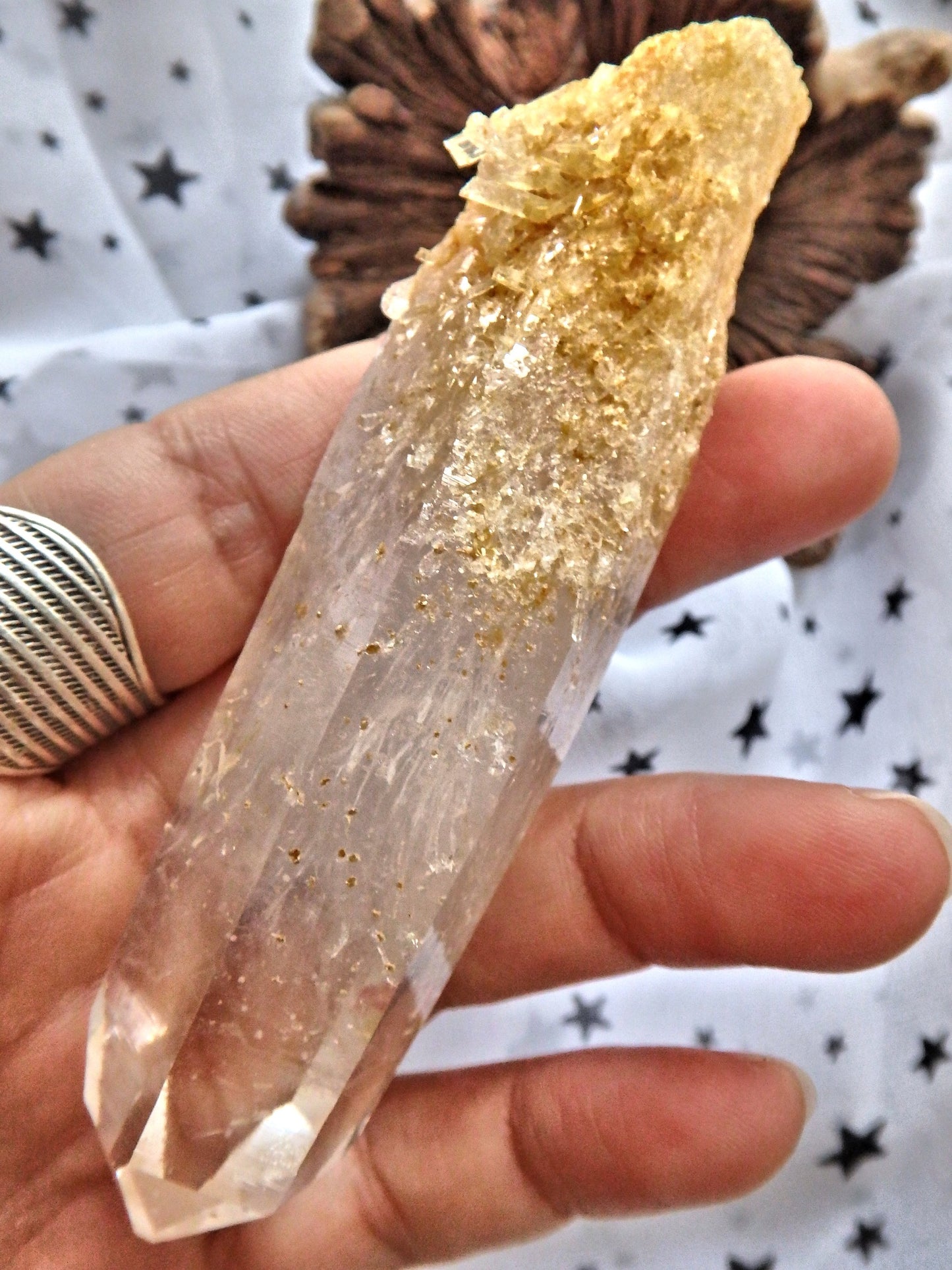 NEW FIND! Colombia Blue Smoke Quartz Point 2 - Earth Family Crystals