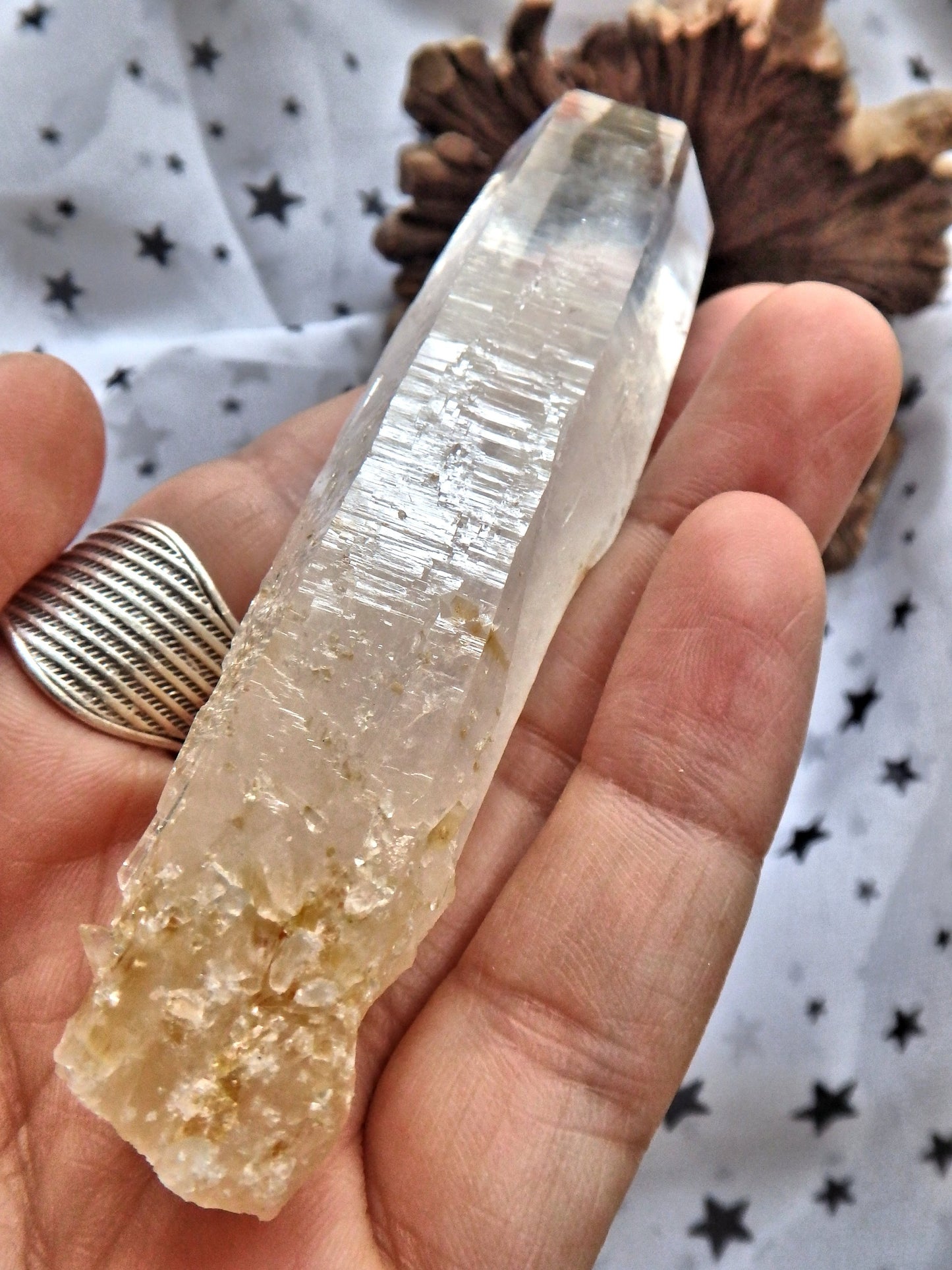 NEW FIND! Colombia Blue Smoke Quartz Point 1 - Earth Family Crystals