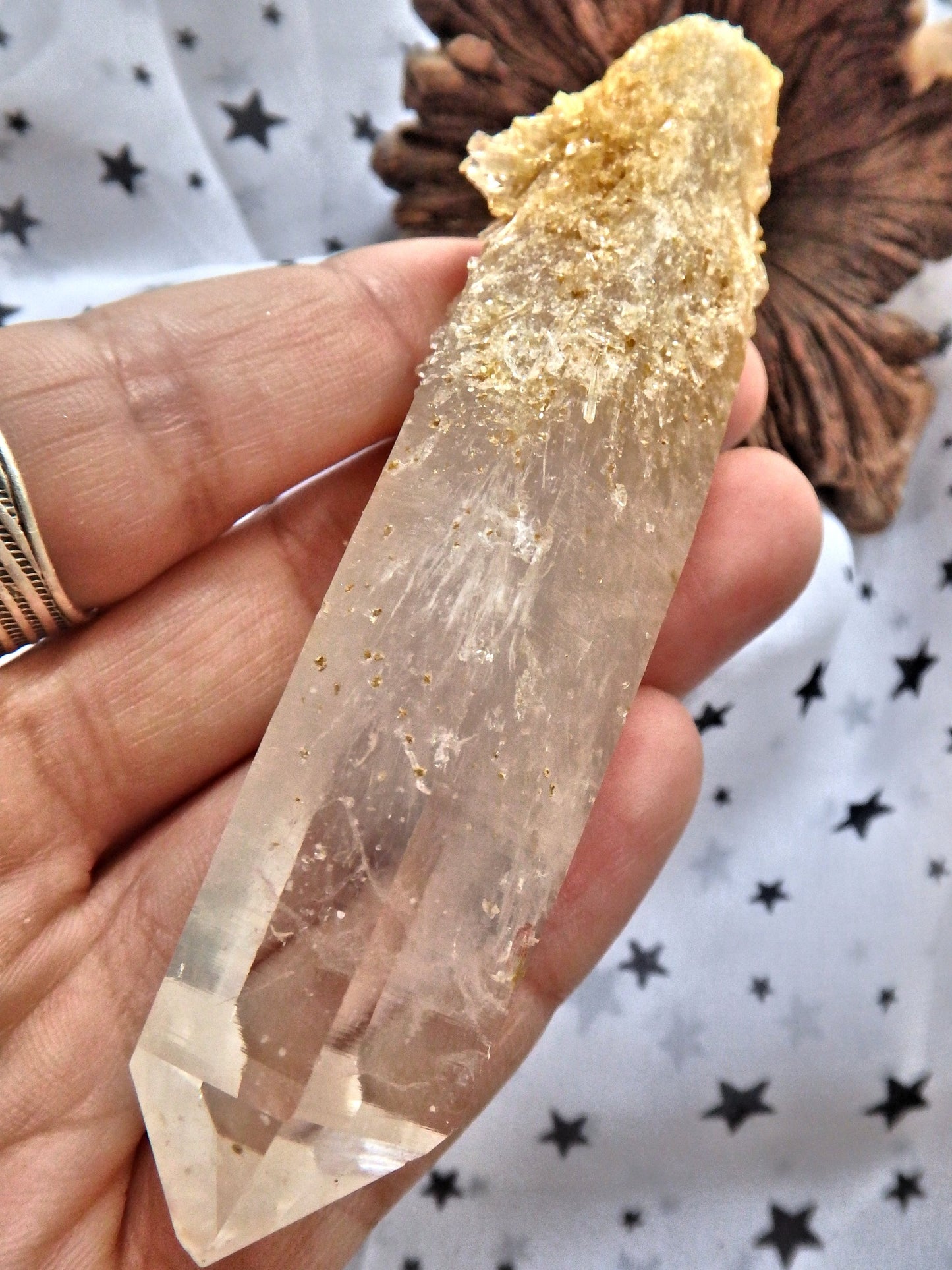 NEW FIND! Colombia Blue Smoke Quartz Point 2 - Earth Family Crystals