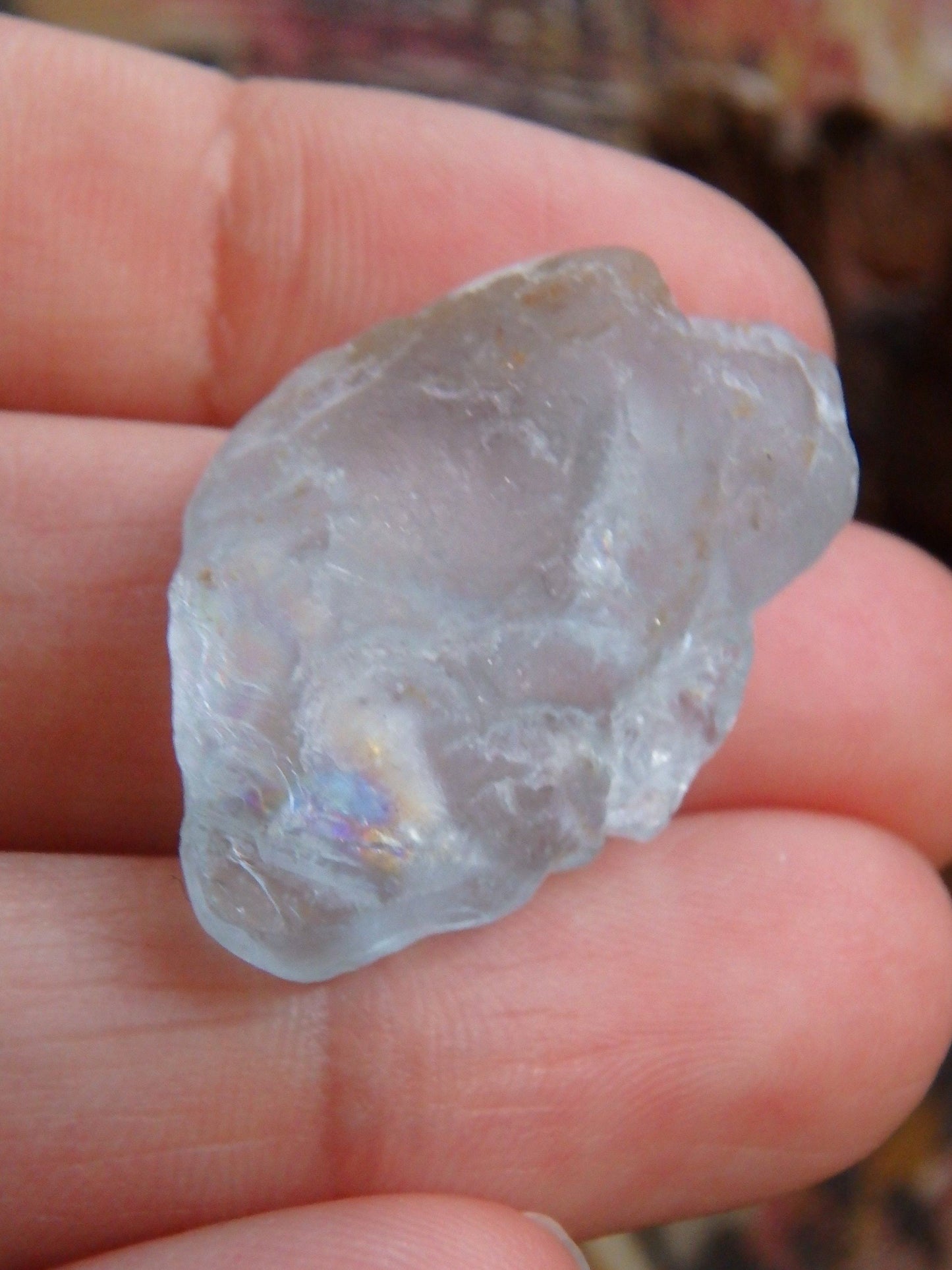  Brazilian Natural Blue Topaz Raw Specimen