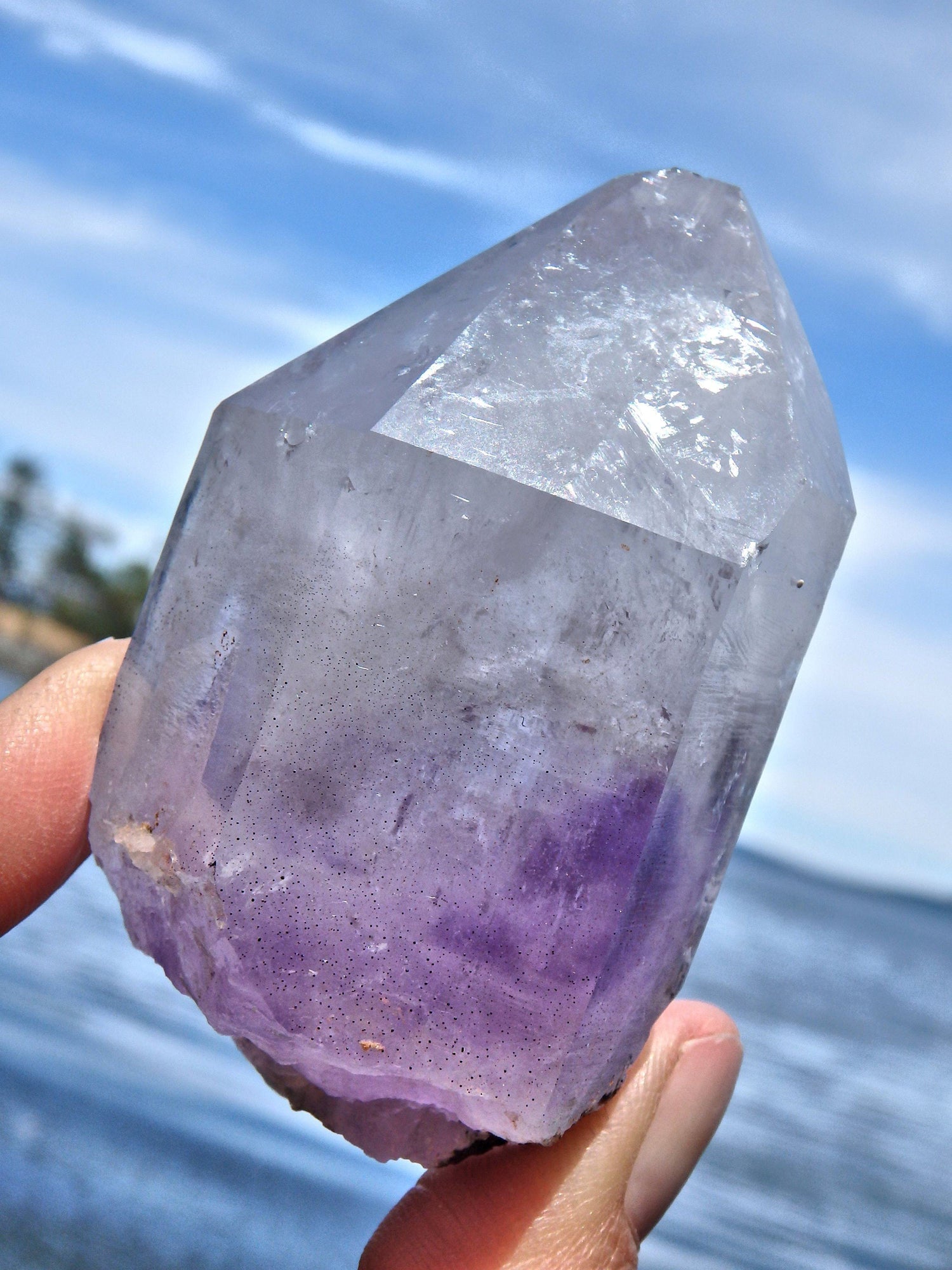  Chunky Lavender Purple Brandberg Amethyst Point From Namibia