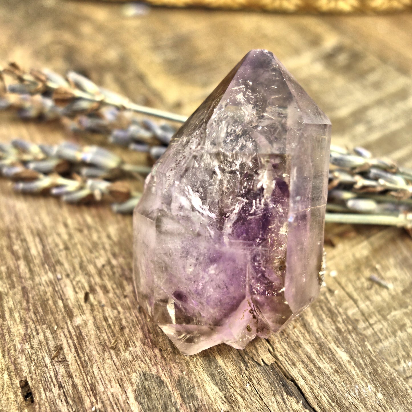 Lovely Smoky Inclusions Brandberg Amethyst Collectors Specimen From Namibia - Earth Family Crystals