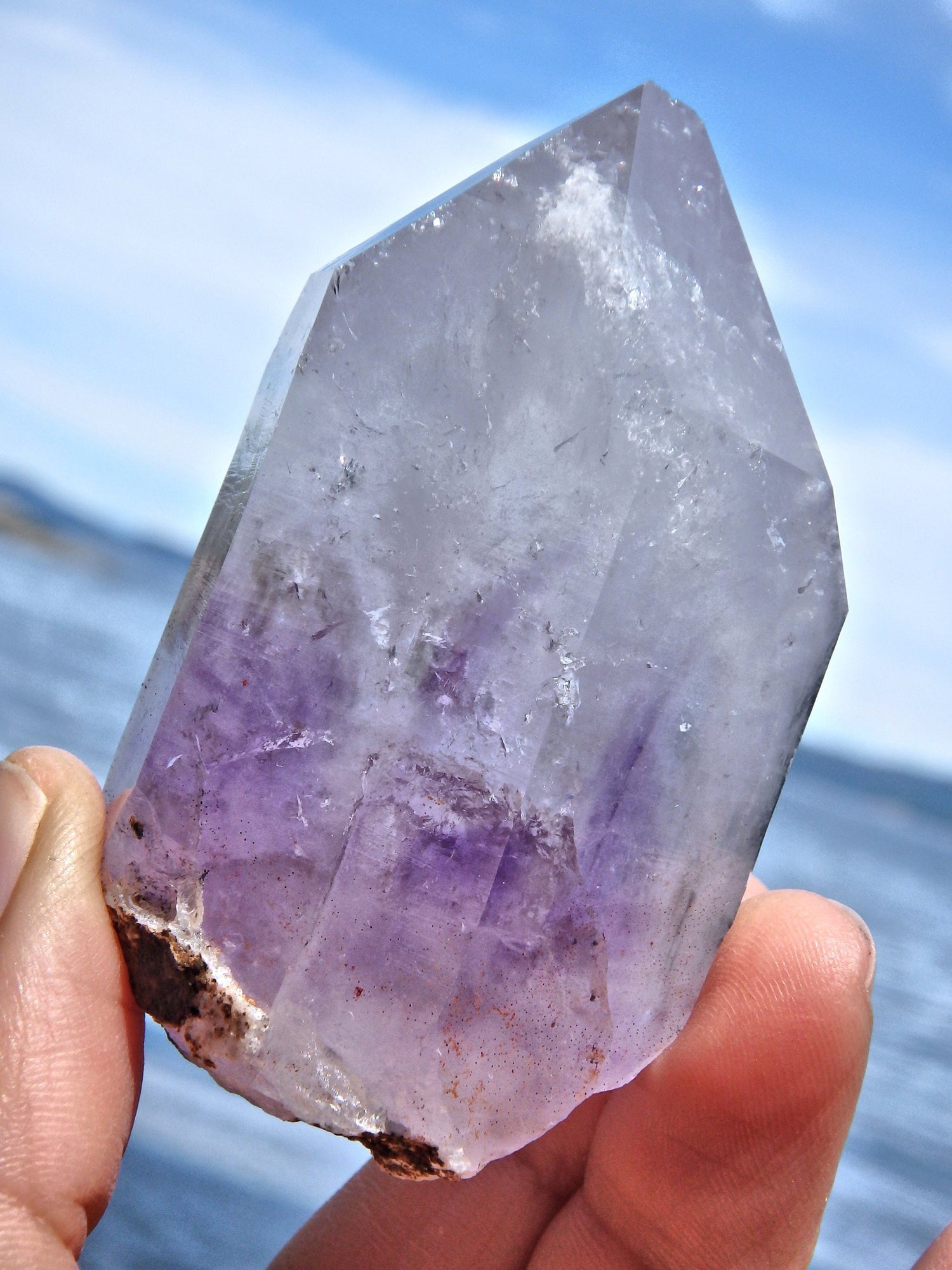  Chunky Lavender Purple Brandberg Amethyst Point From Namibia