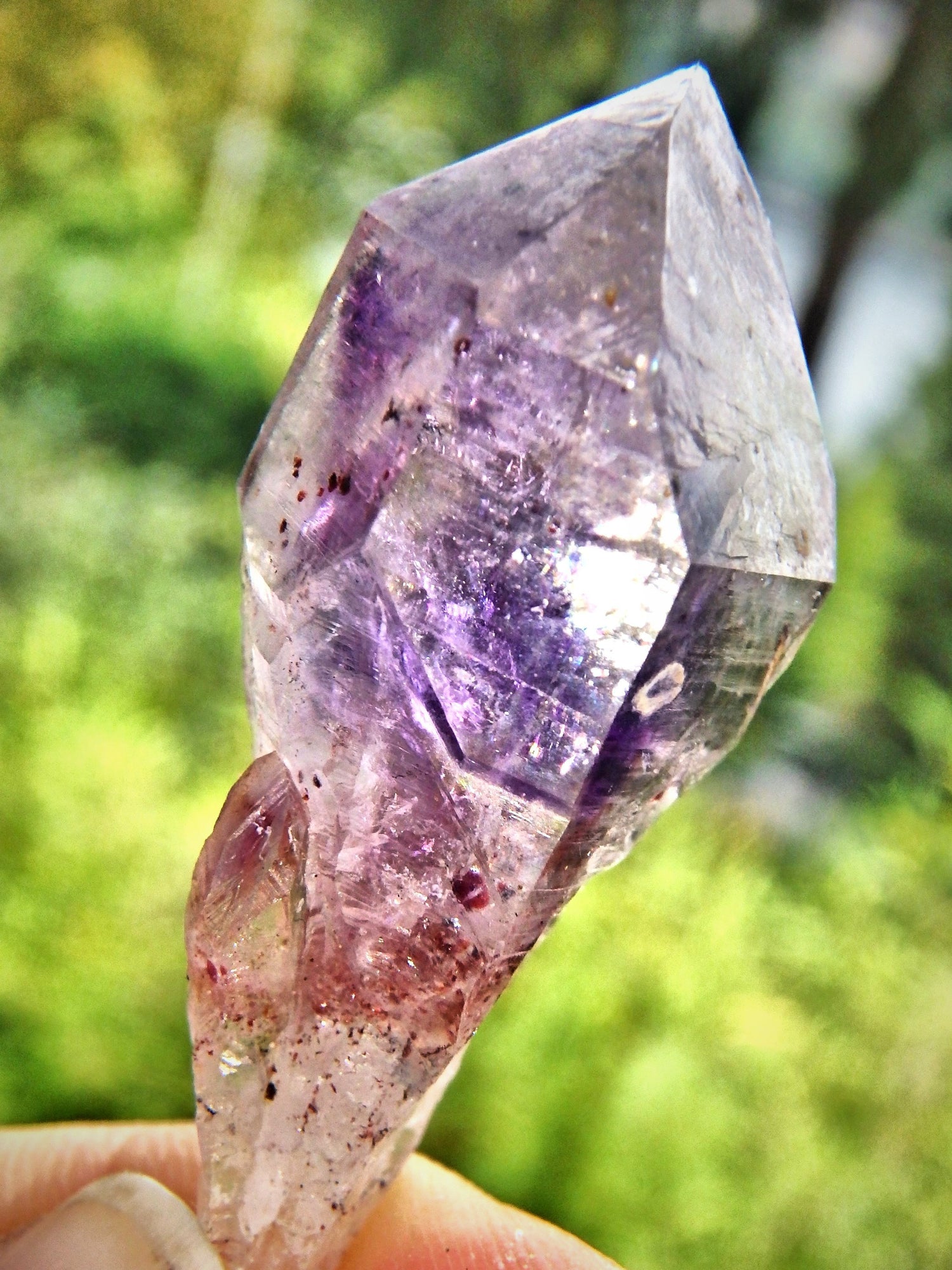 Pretty Purple Brandberg Amethyst Point From Namibia - Earth Family Crystals