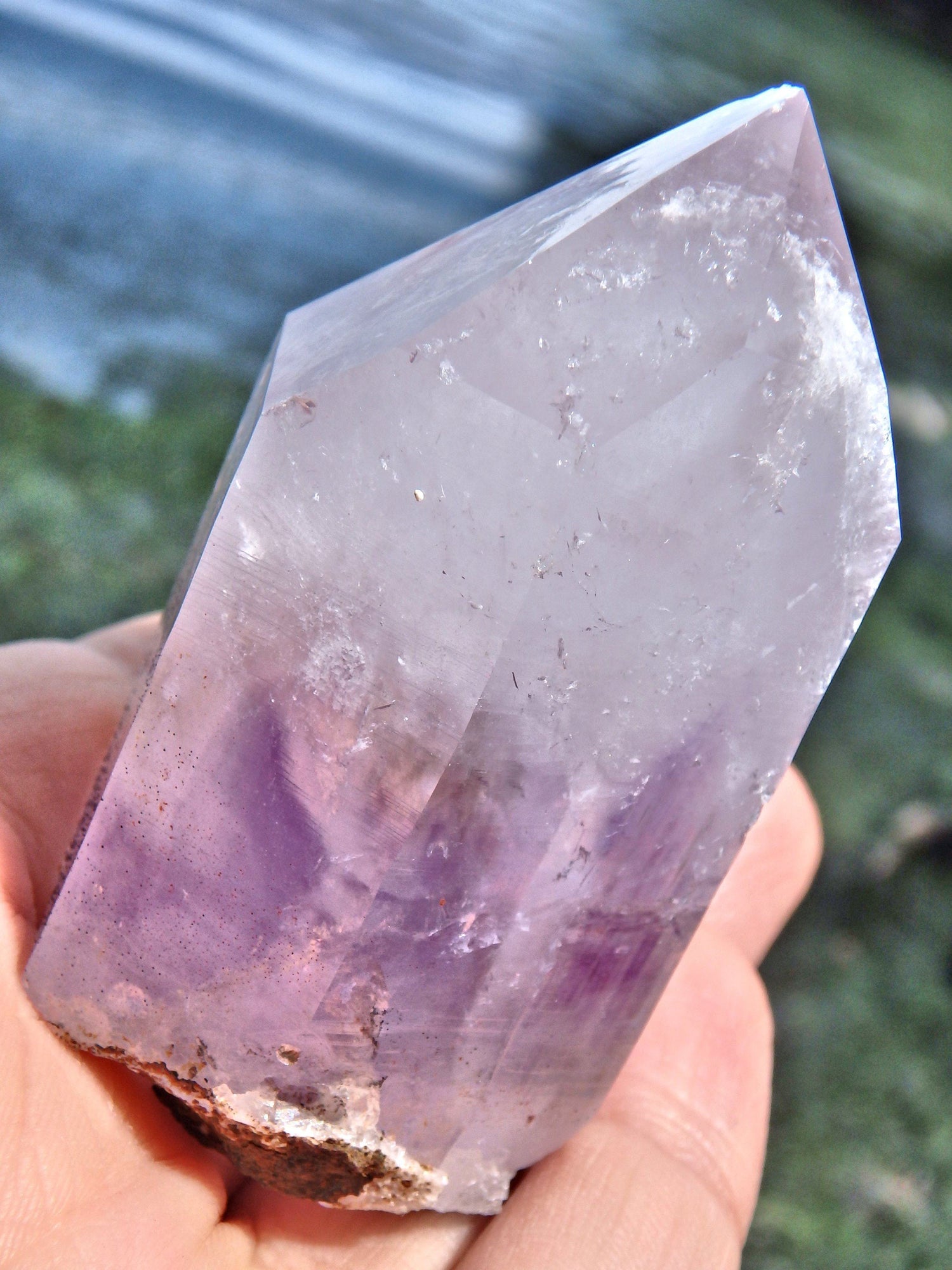  Chunky Lavender Purple Brandberg Amethyst Point From Namibia