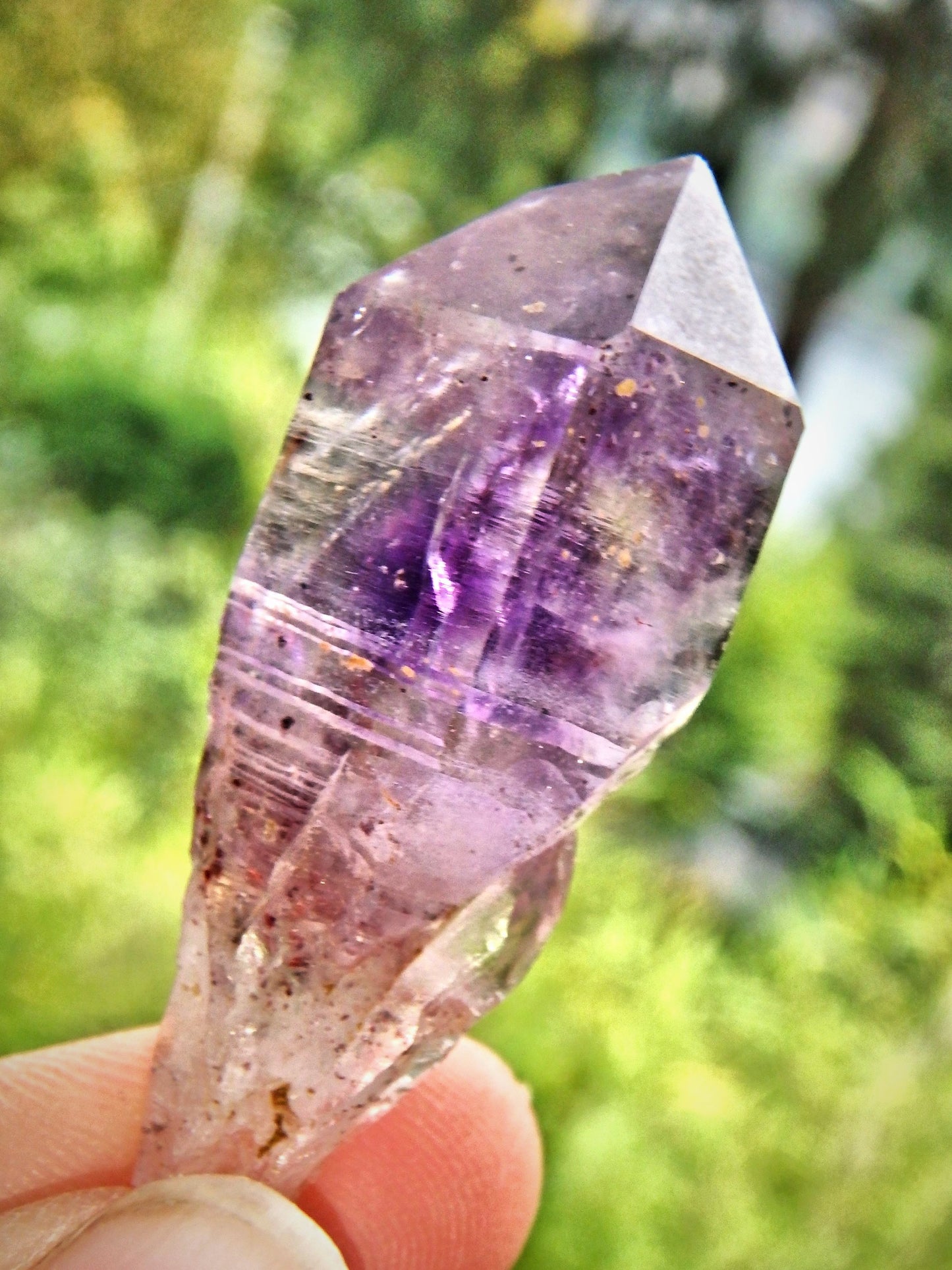 Pretty Purple Brandberg Amethyst Point From Namibia - Earth Family Crystals