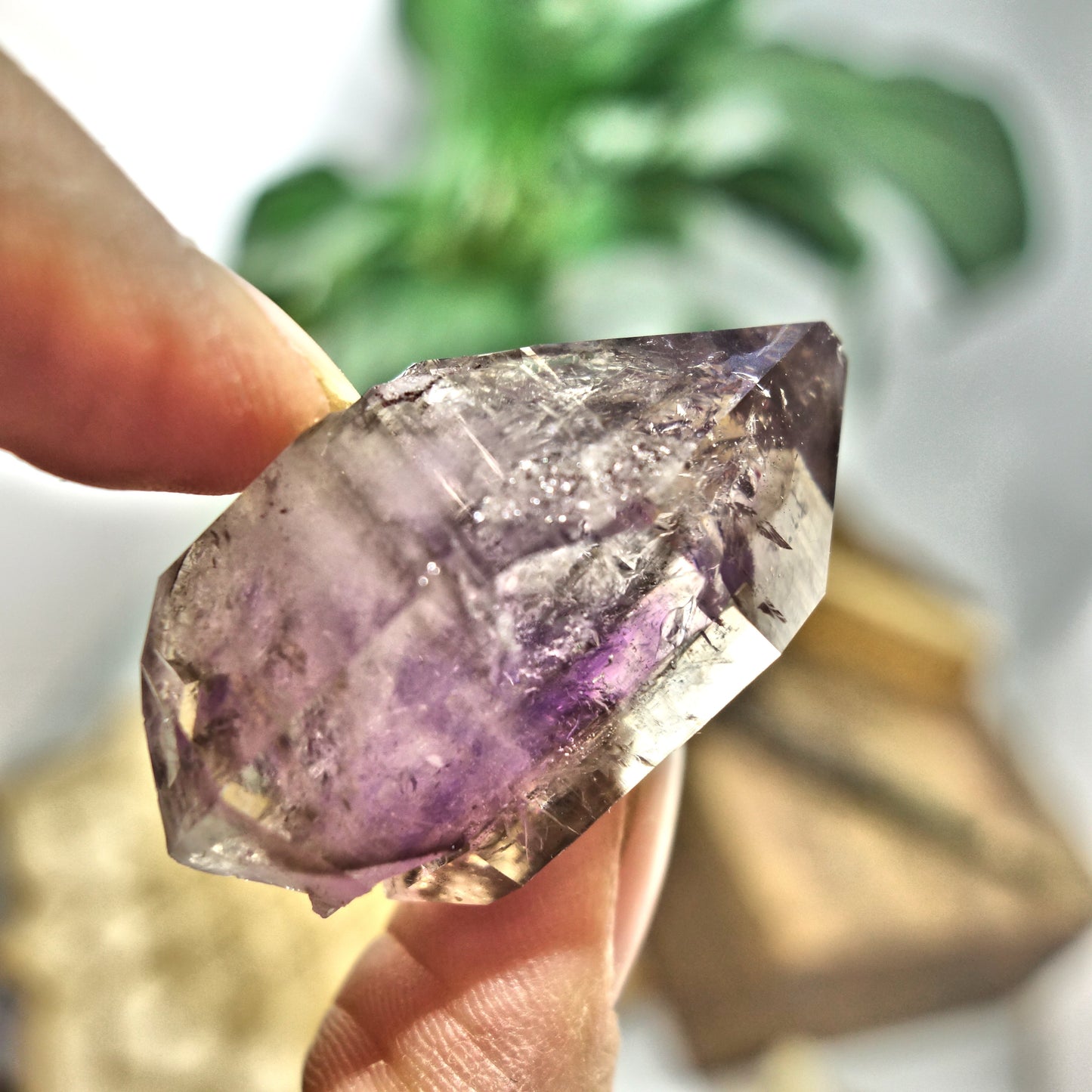 Lovely Smoky Inclusions Brandberg Amethyst Collectors Specimen From Namibia - Earth Family Crystals