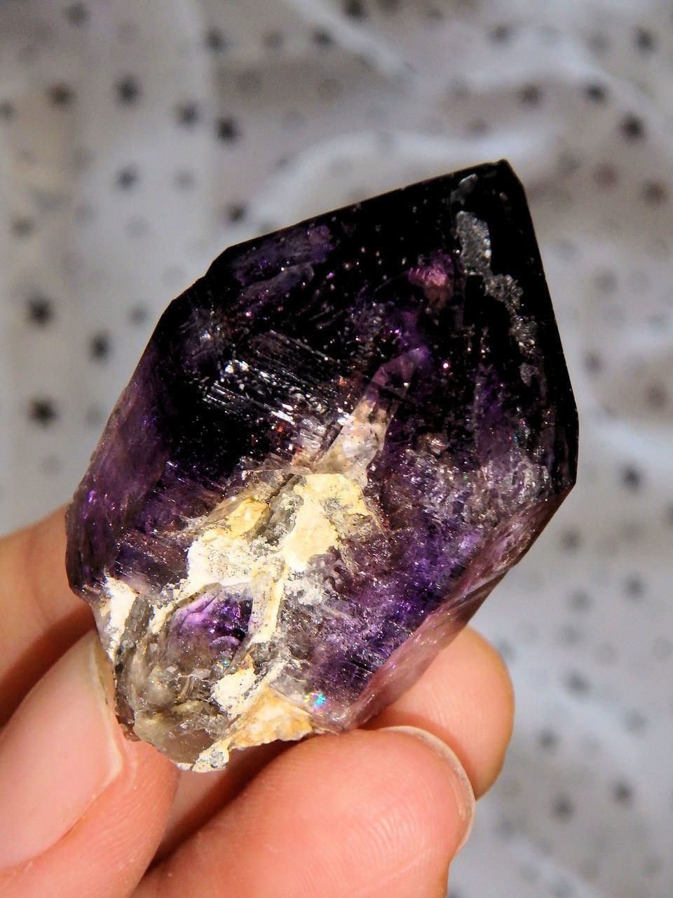  Amazing Deep Purple Brandberg Amethyst Natural Point