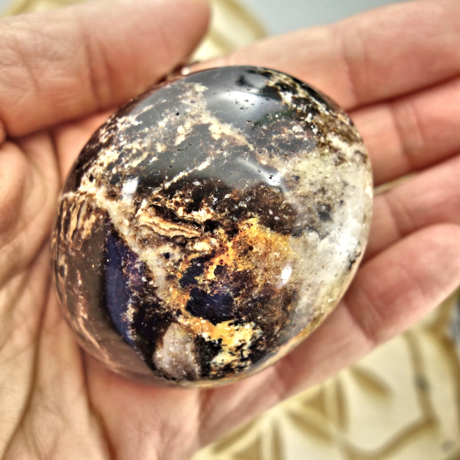 Gorgeous Patterns Brown Opal Specimen From Madagascar - Earth Family Crystals