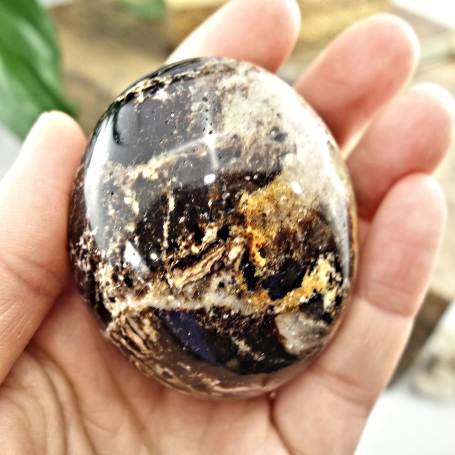 Gorgeous Patterns Brown Opal Specimen From Madagascar - Earth Family Crystals