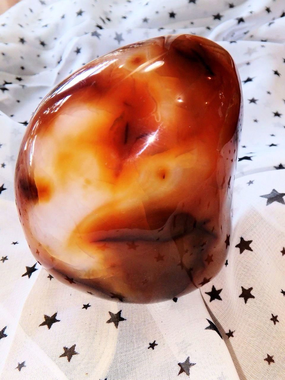  Display Carnelian Standing Specimen With Cave