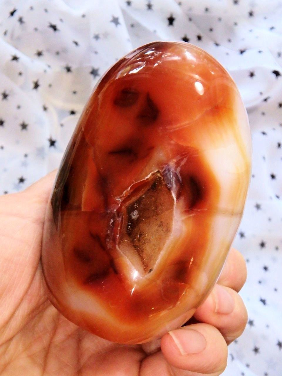 Display Carnelian Standing Specimen With Cave