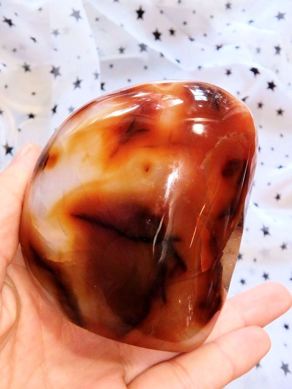  Display Carnelian Standing Specimen With Cave