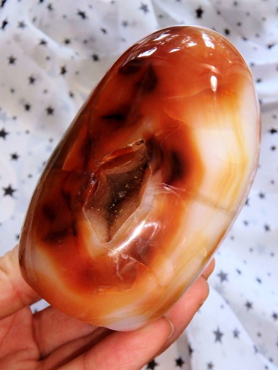  Display Carnelian Standing Specimen With Cave