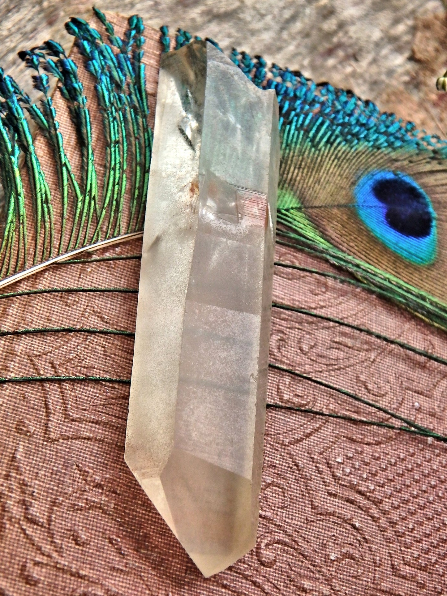 Natural Golden Unpolished Citrine Point - Earth Family Crystals