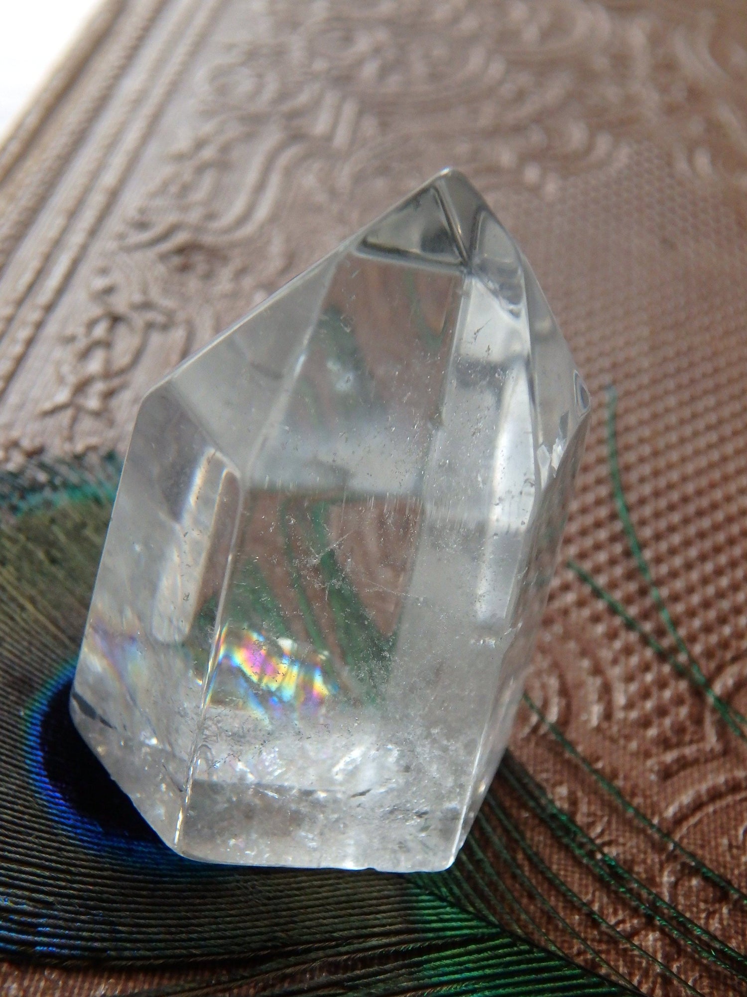  Cute Optical Clear Quartz Standing Tower REDUCED