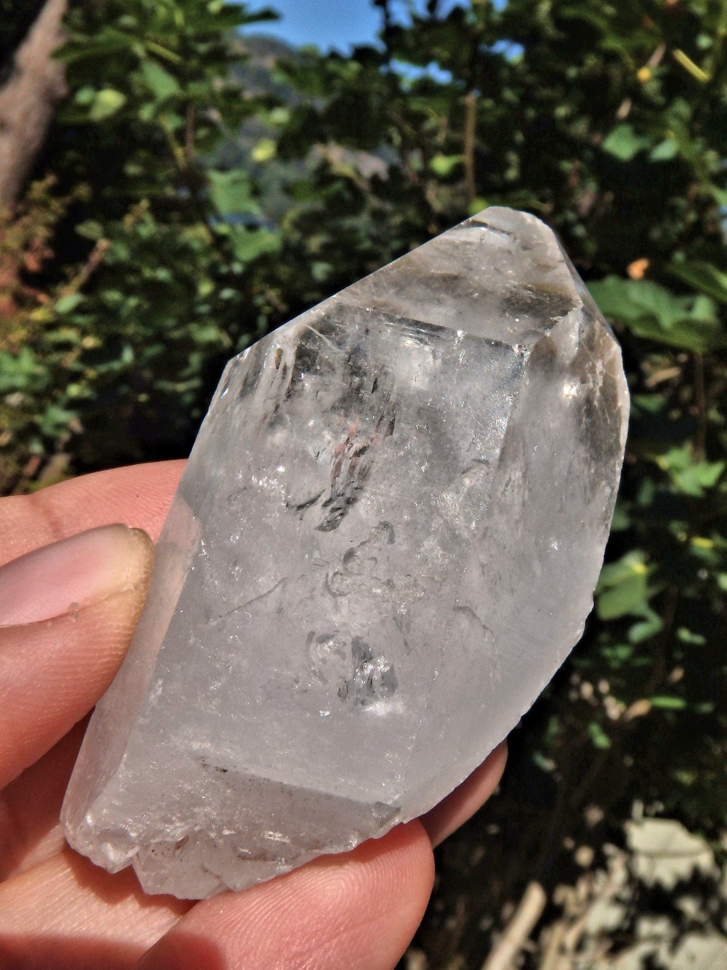  Double Terminated & Self Healing Arkansas Clear Quartz Point