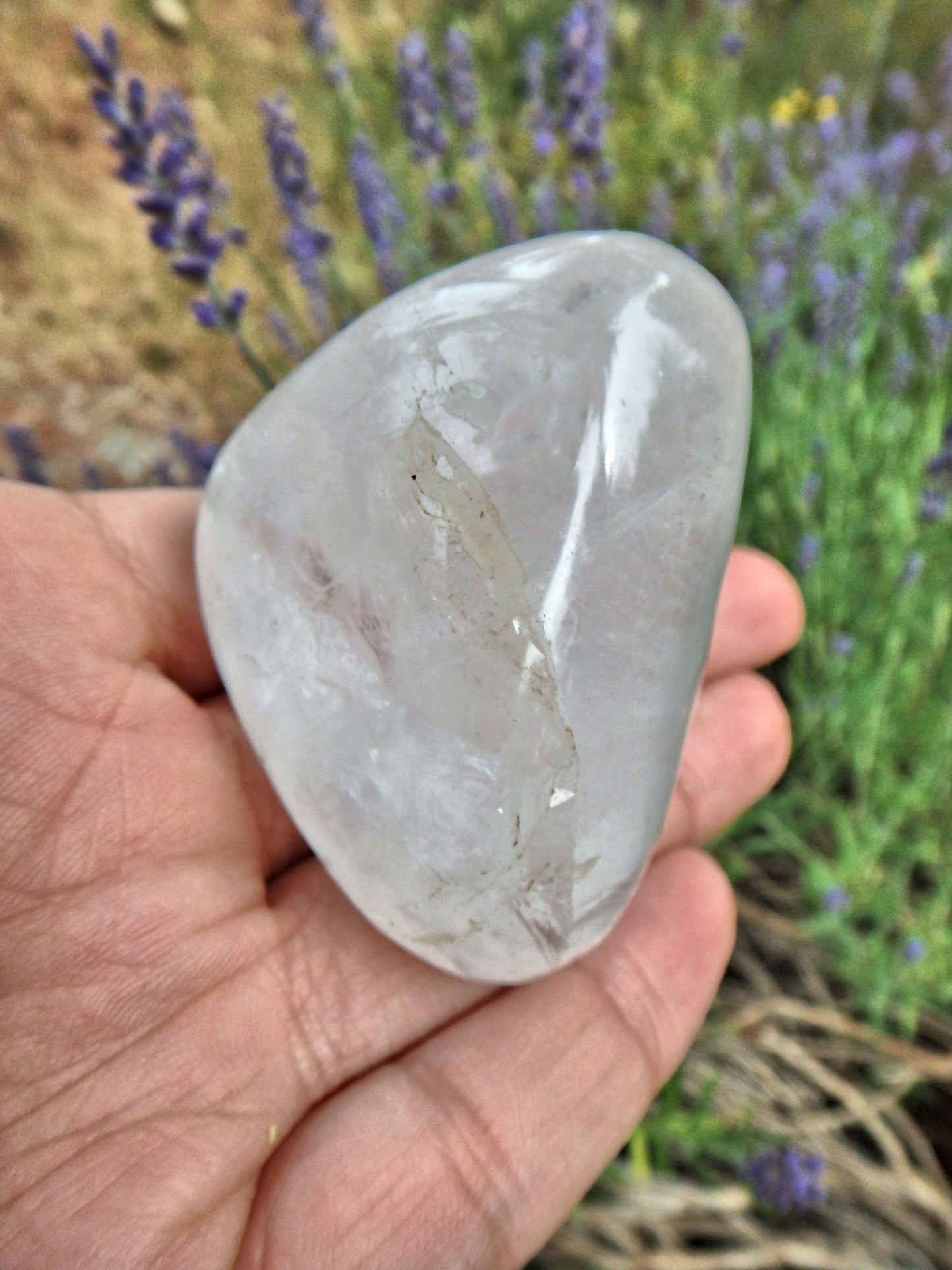  Clear Quartz Polished Free Form~ Perfect to Carry in Your Pocket