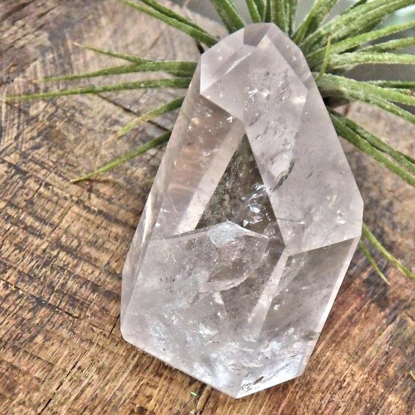 Inner Child Penetrator Point Clear Quartz Standing Generator From Brazil 1