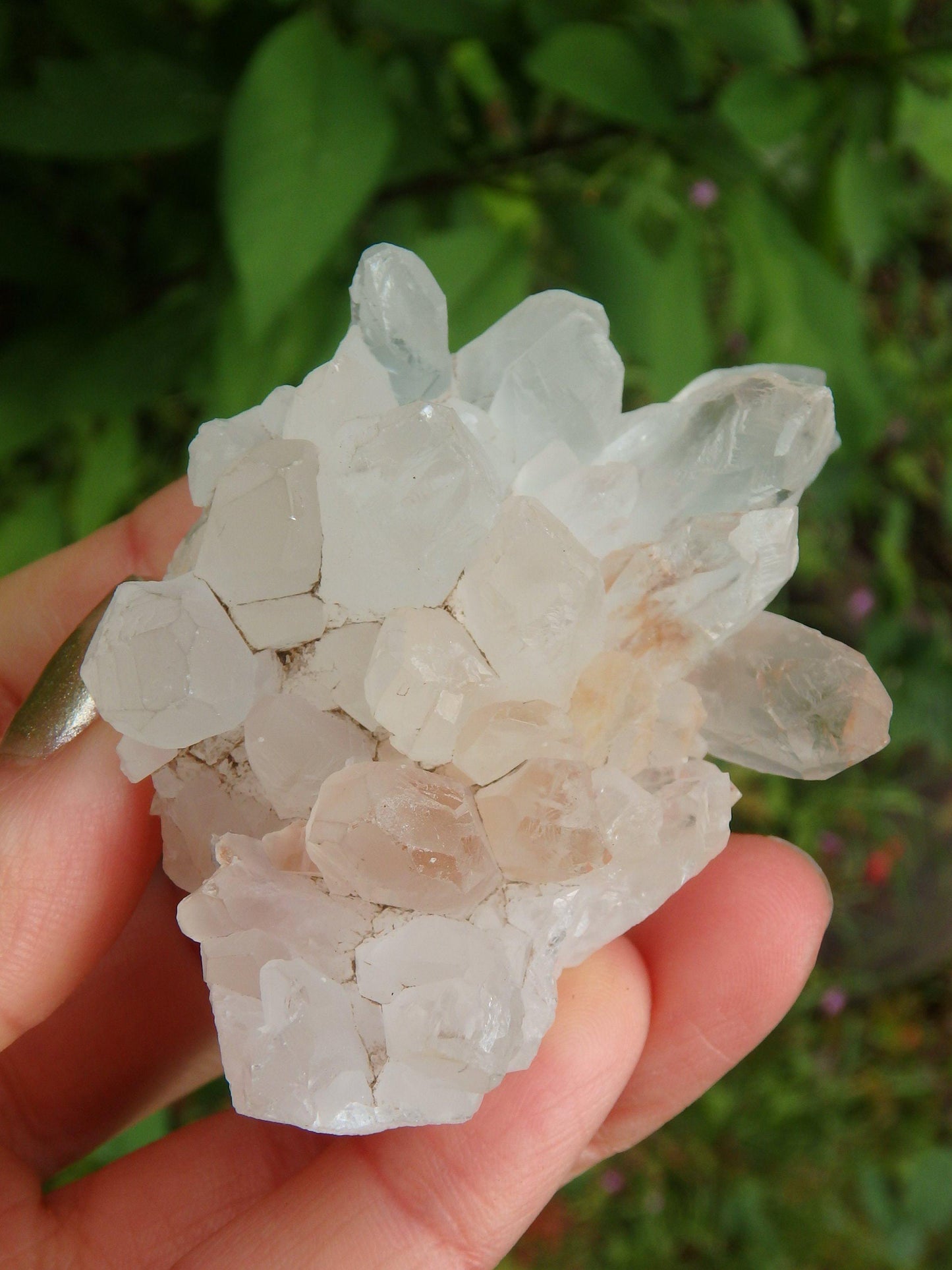  Clear Quartz Cluster From India