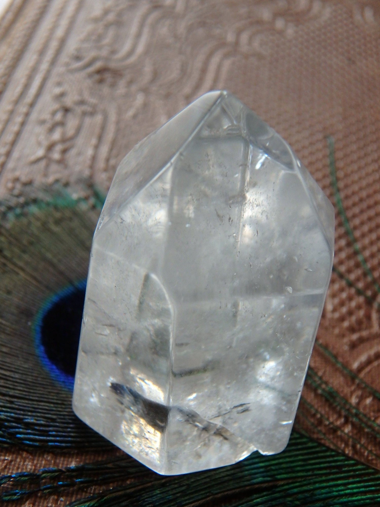  Cute Optical Clear Quartz Standing Tower REDUCED