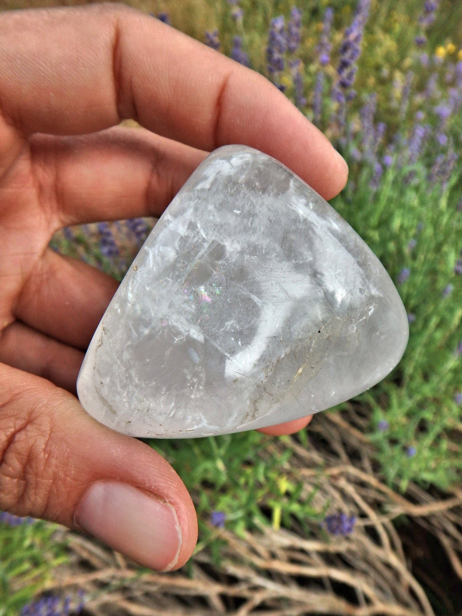  Clear Quartz Polished Free Form~ Perfect to Carry in Your Pocket
