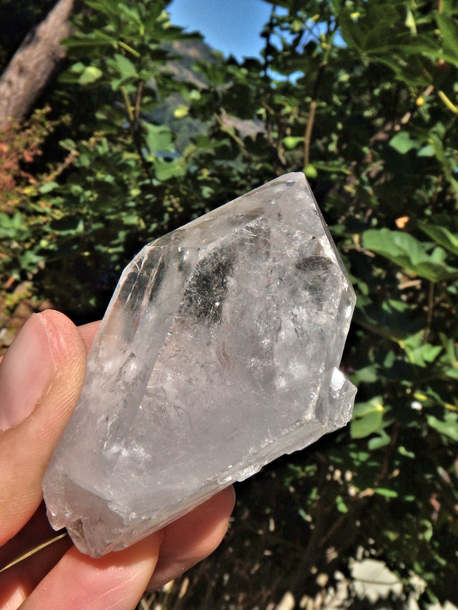  Double Terminated & Self Healing Arkansas Clear Quartz Point