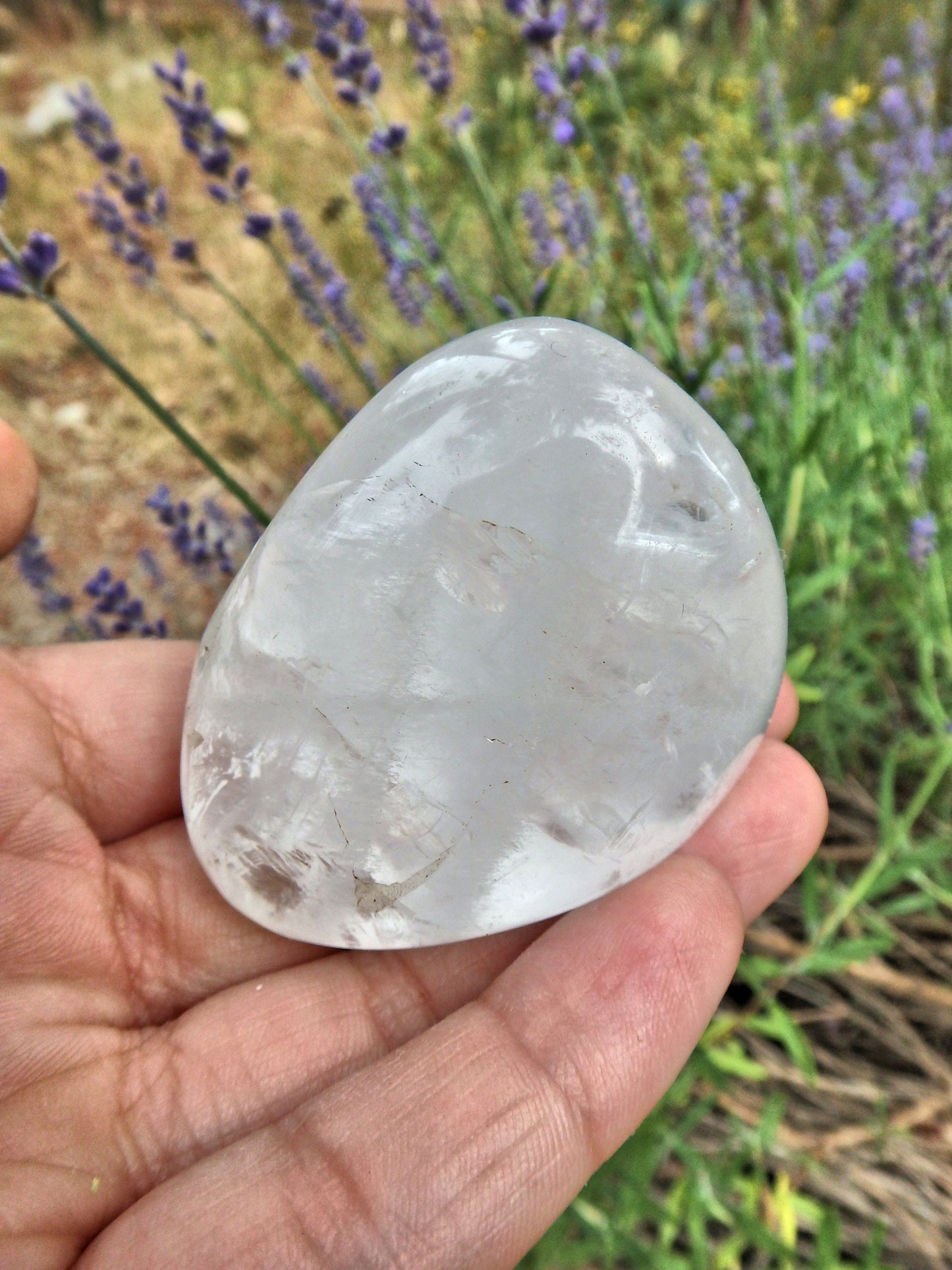  Clear Quartz Polished Free Form~ Perfect to Carry in Your Pocket