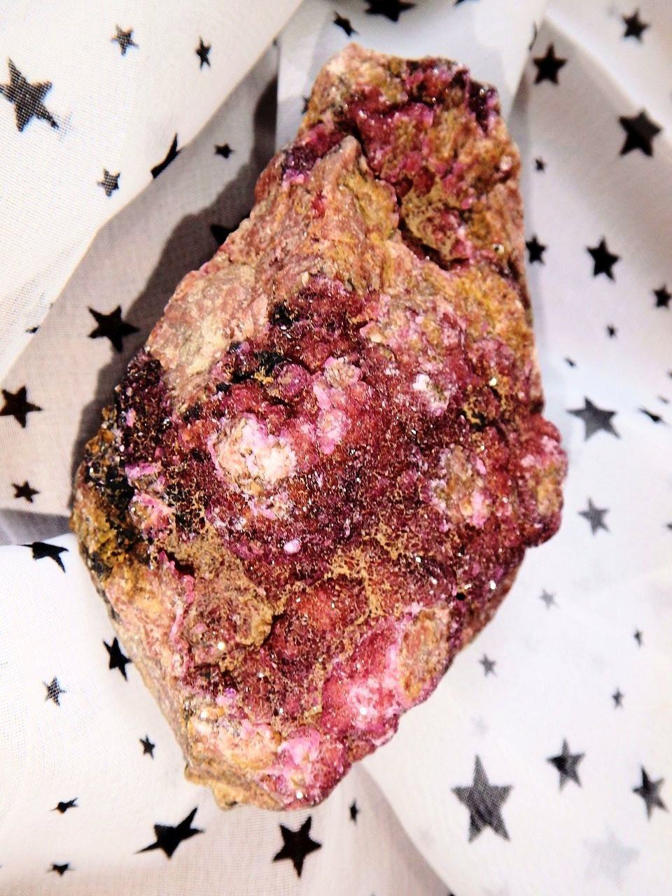  Deep Pink Cobaltine Calcite Druzy Specimen