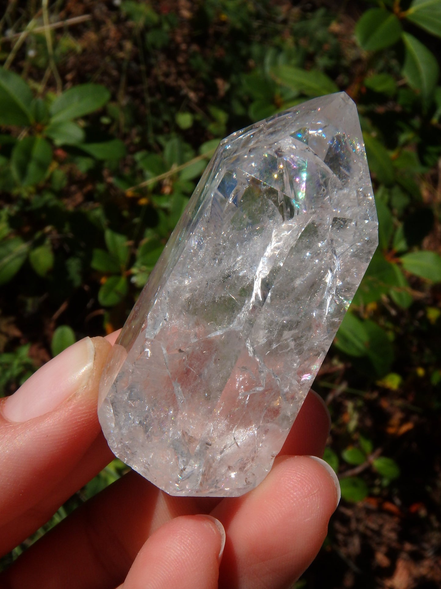 Rainbow Crackle Quartz Polished Specimen From Brazil (Reduced) - Metiz Tier Price
