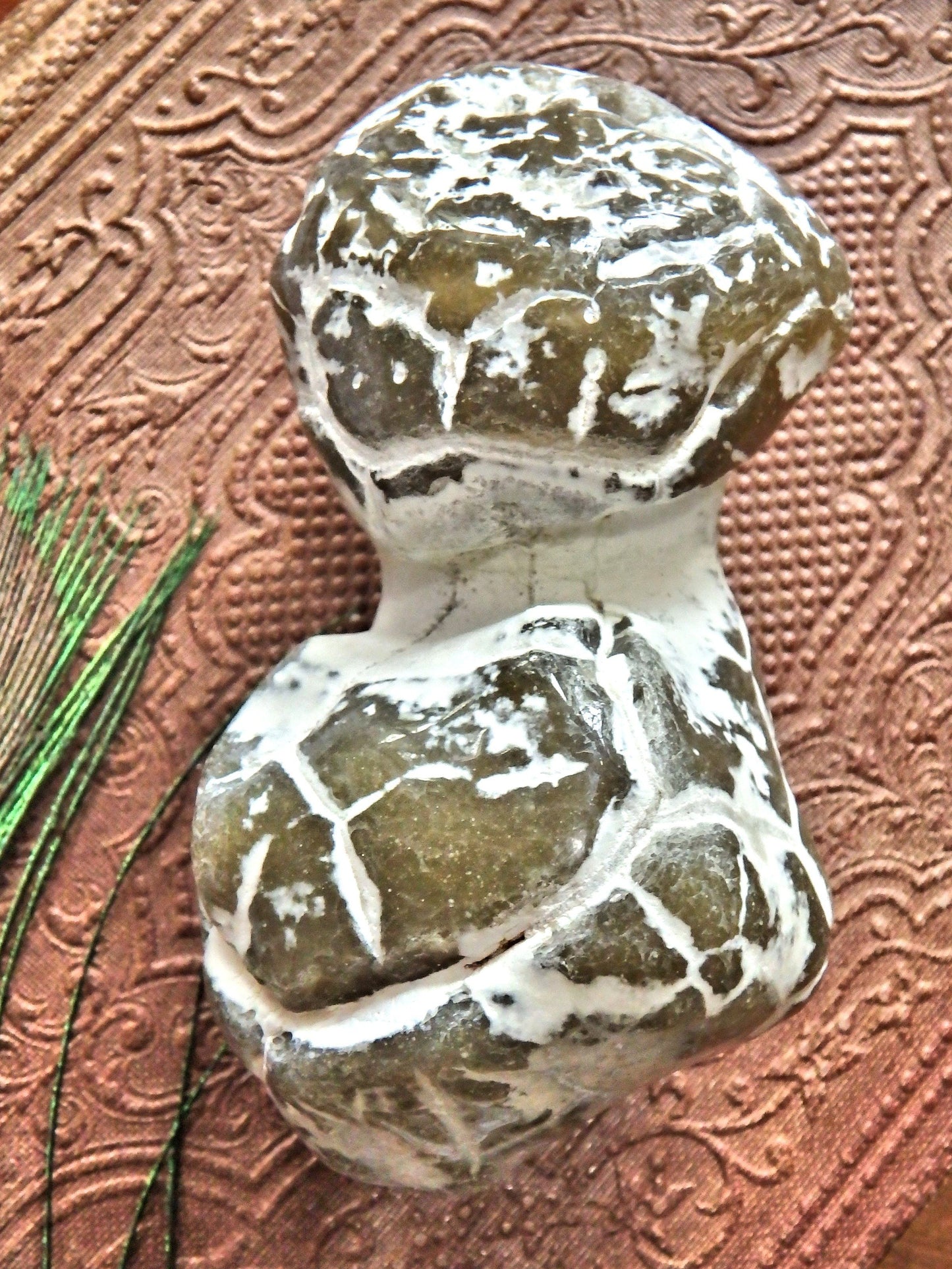  Double Agate Nodule Free Form  Alligator  Agate Specimen