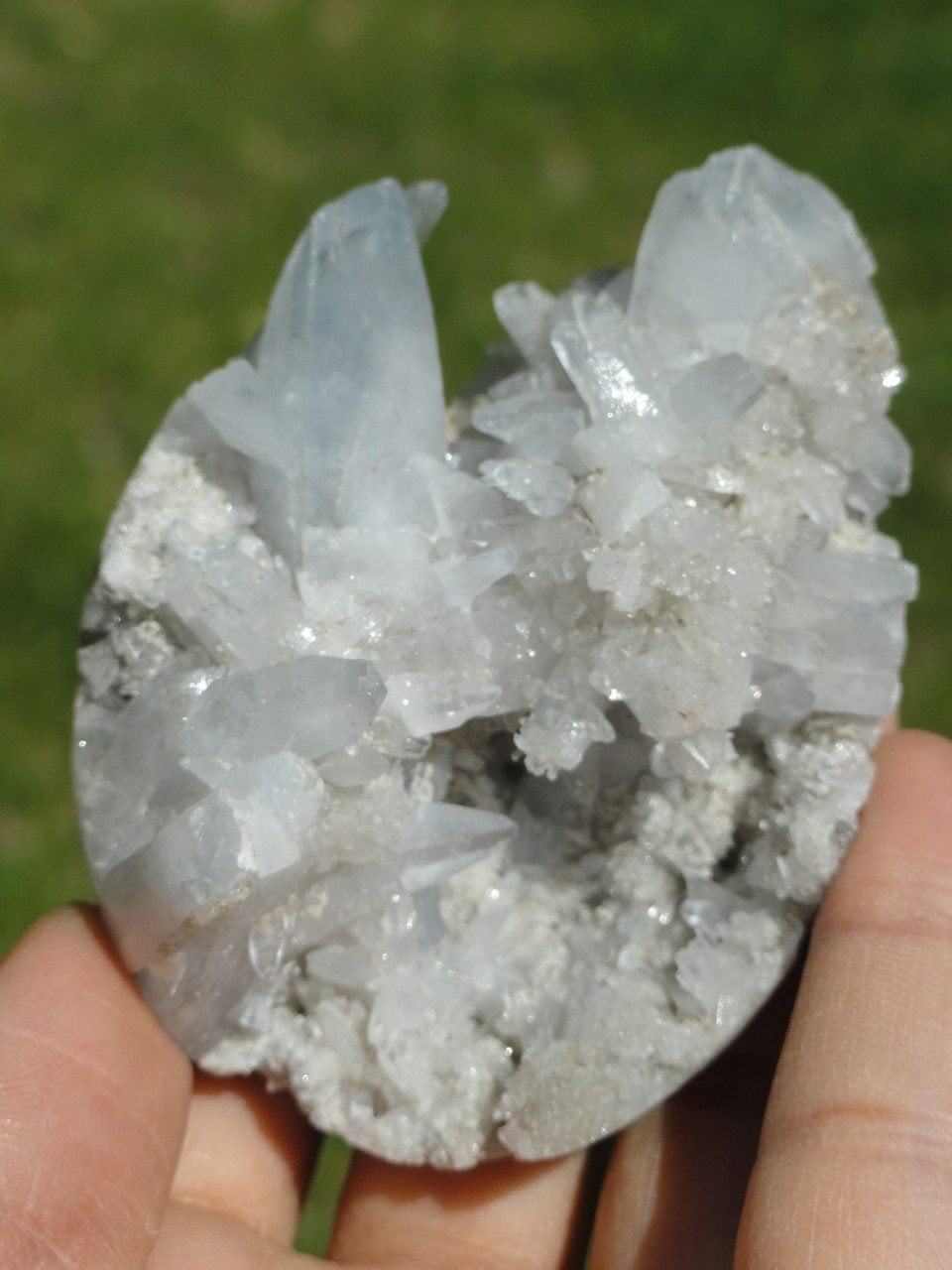  CELESTITE Spikey Partial Egg~ Stone of The Angelic Domain