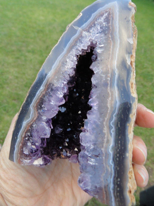  AMETHYST GEODE~ Stone of Releasing of Addictions, Purification, Protection*