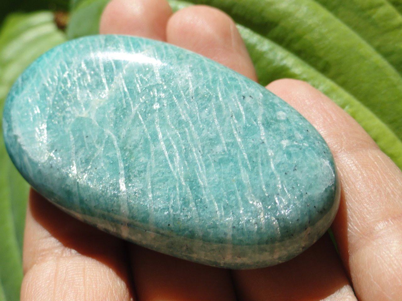  AMAZONITE PALM STONE~ Stone of Harmony, Communication, Manifestation*