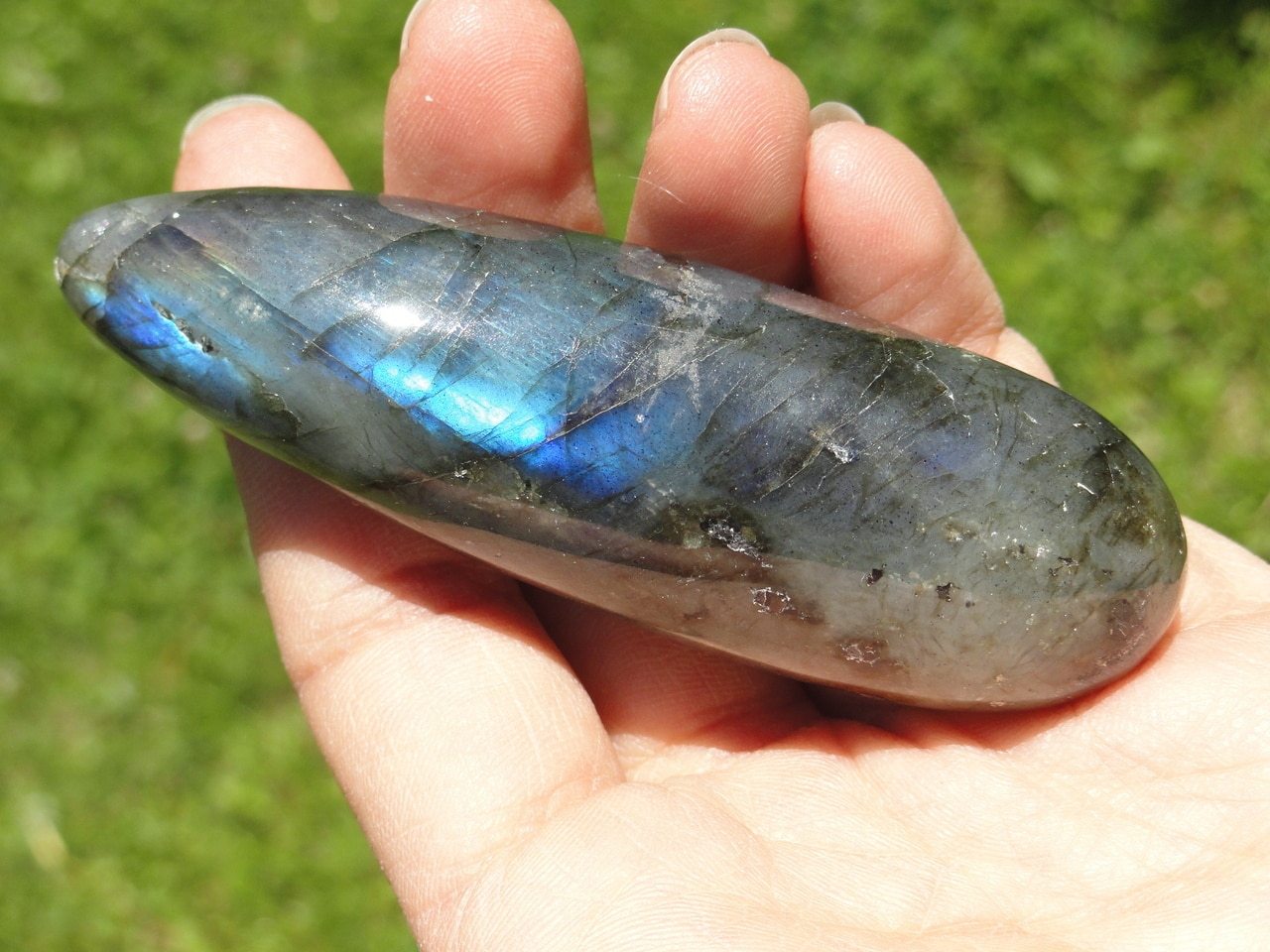 LABRADORITE WAND With Extra Flash~ Stone of Magic - Earth Family Crystals