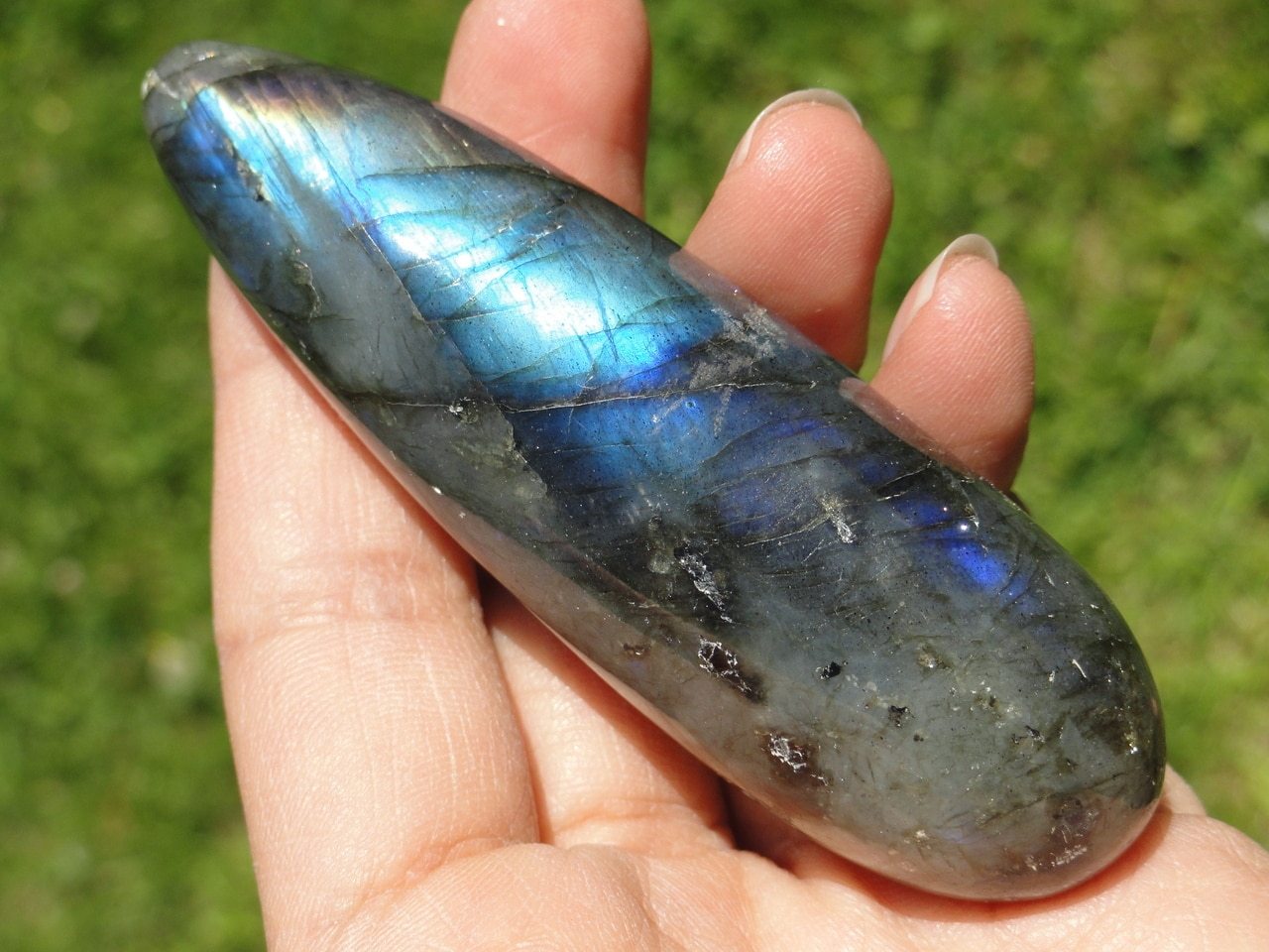 LABRADORITE WAND With Extra Flash~ Stone of Magic - Earth Family Crystals