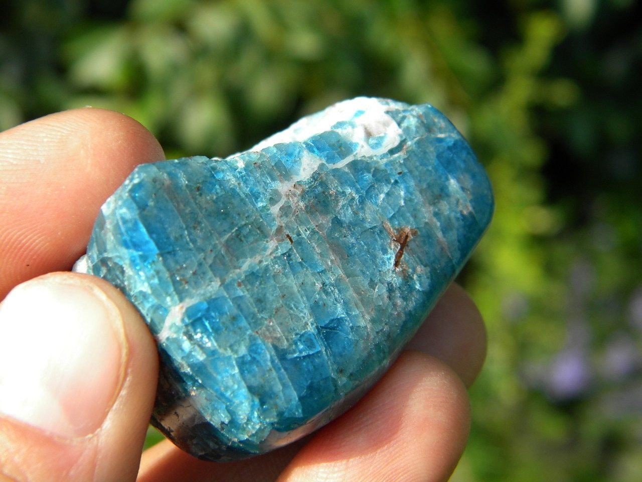  BLUE APATITE Self Standing Crystal~ Stone of Psychic Activation, Access to Knowledge*