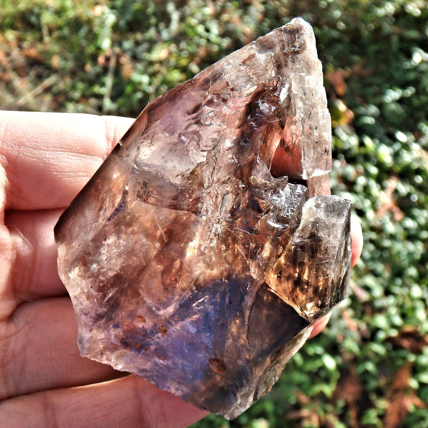  Deep Caves & Self Healing  Elestial Smoky Quartz From Brazil